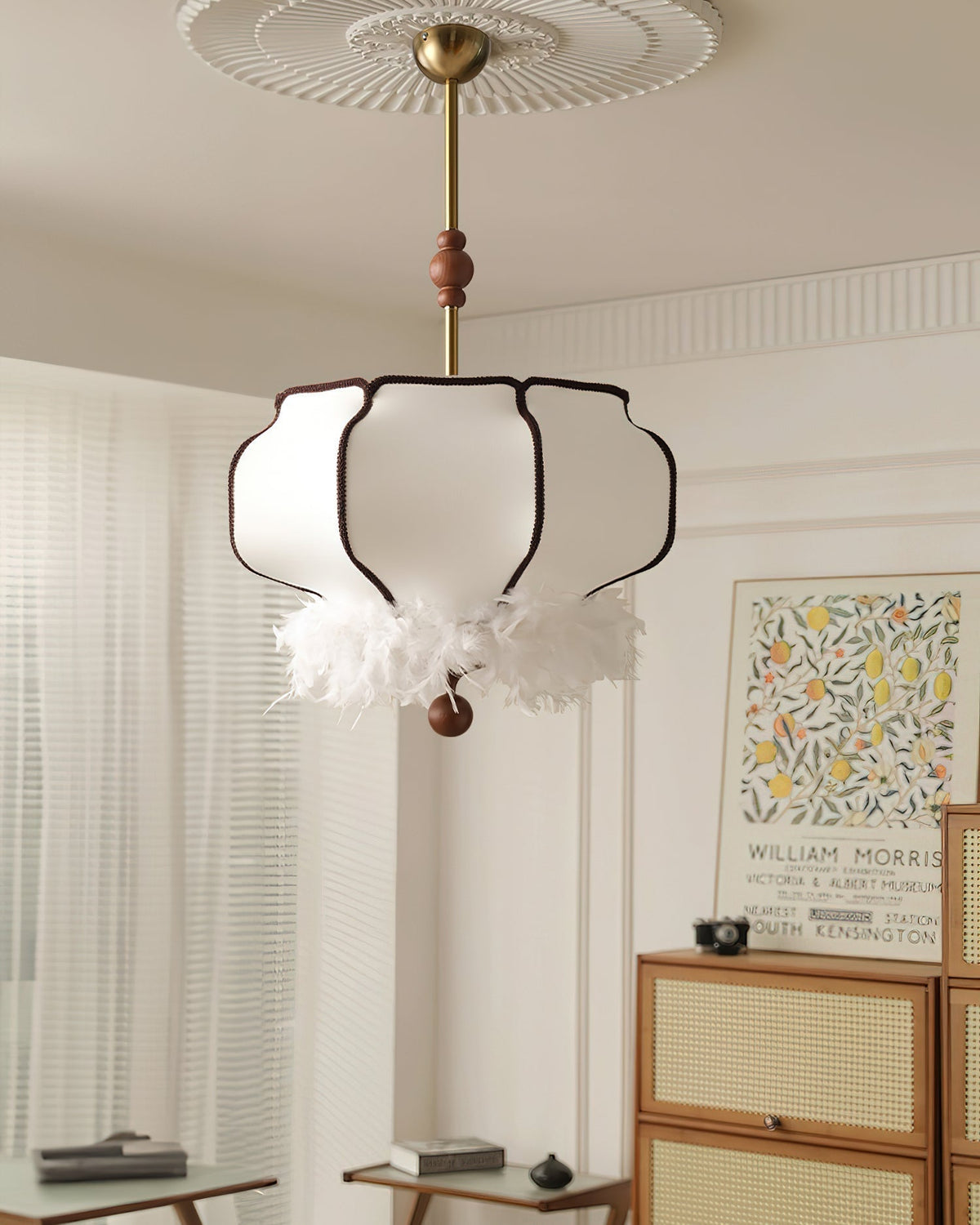 Lineleria Luxury Fabric Pendant Light