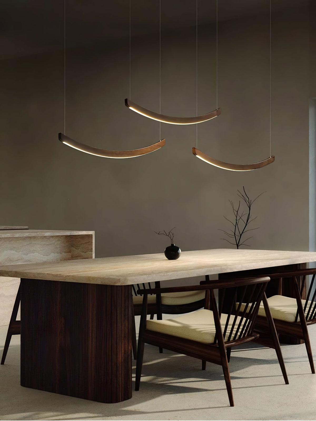 Sororelle Crescent Pendant Lamp