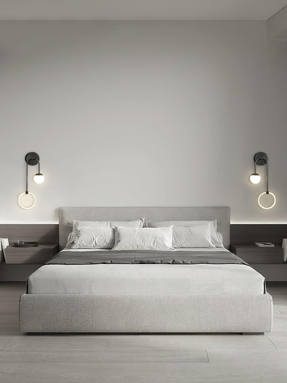 Warren Modern Minimalist LED Brass Wall Light