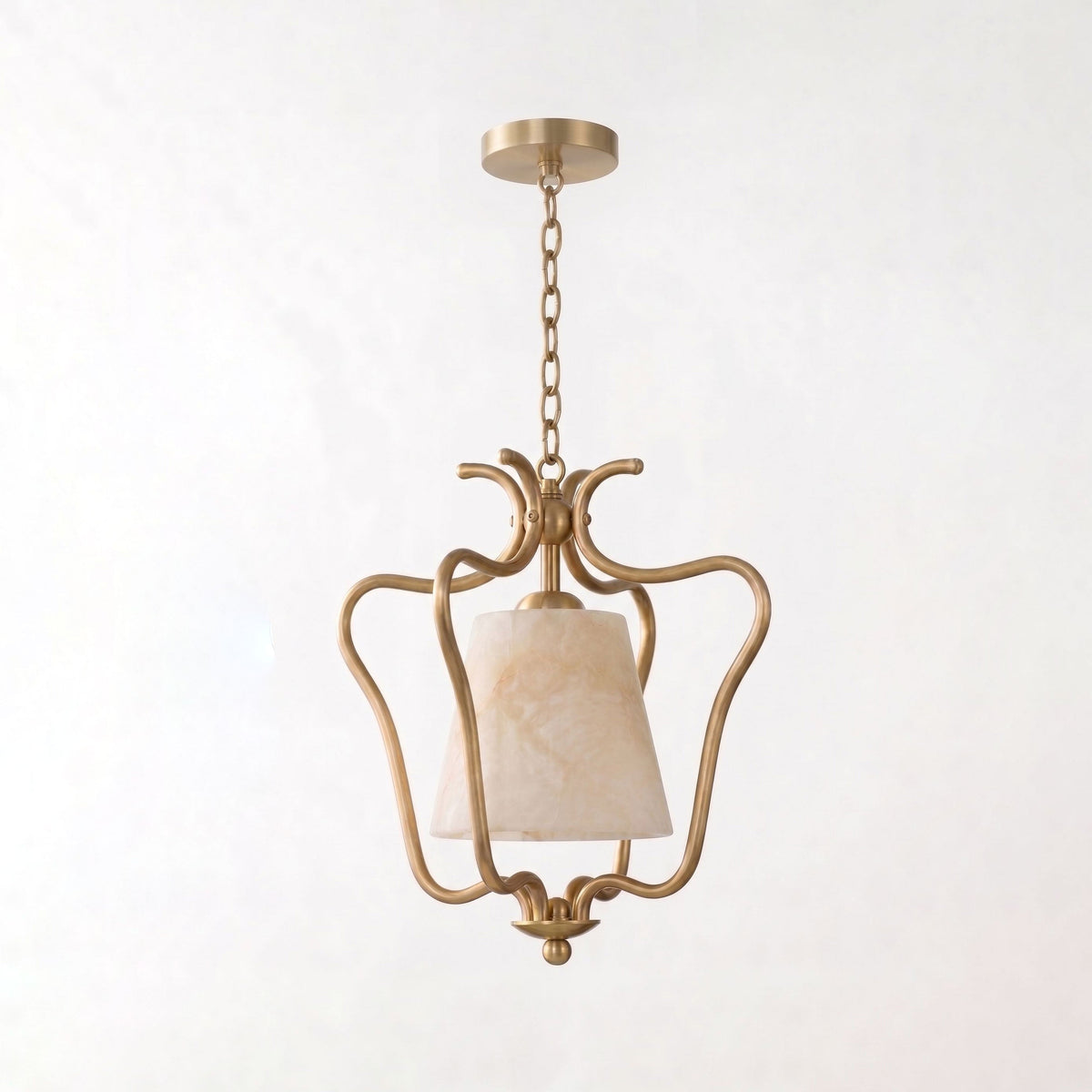 Pembermere Alabaster Lantern Pendant Lamp