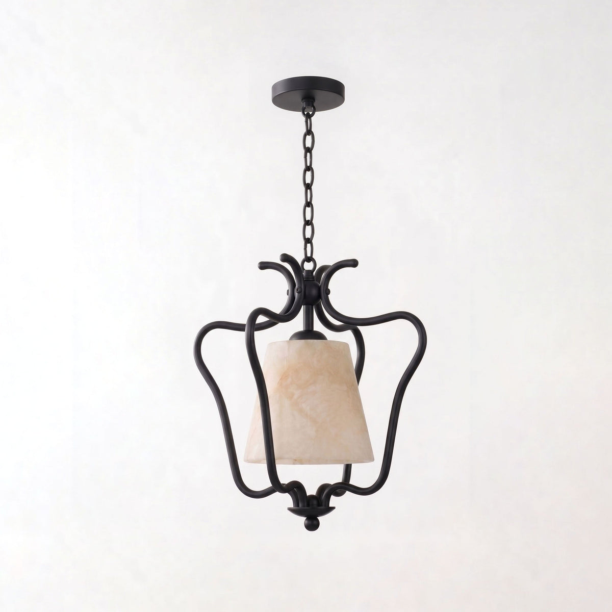 Pembermere Alabaster Lantern Pendant Lamp