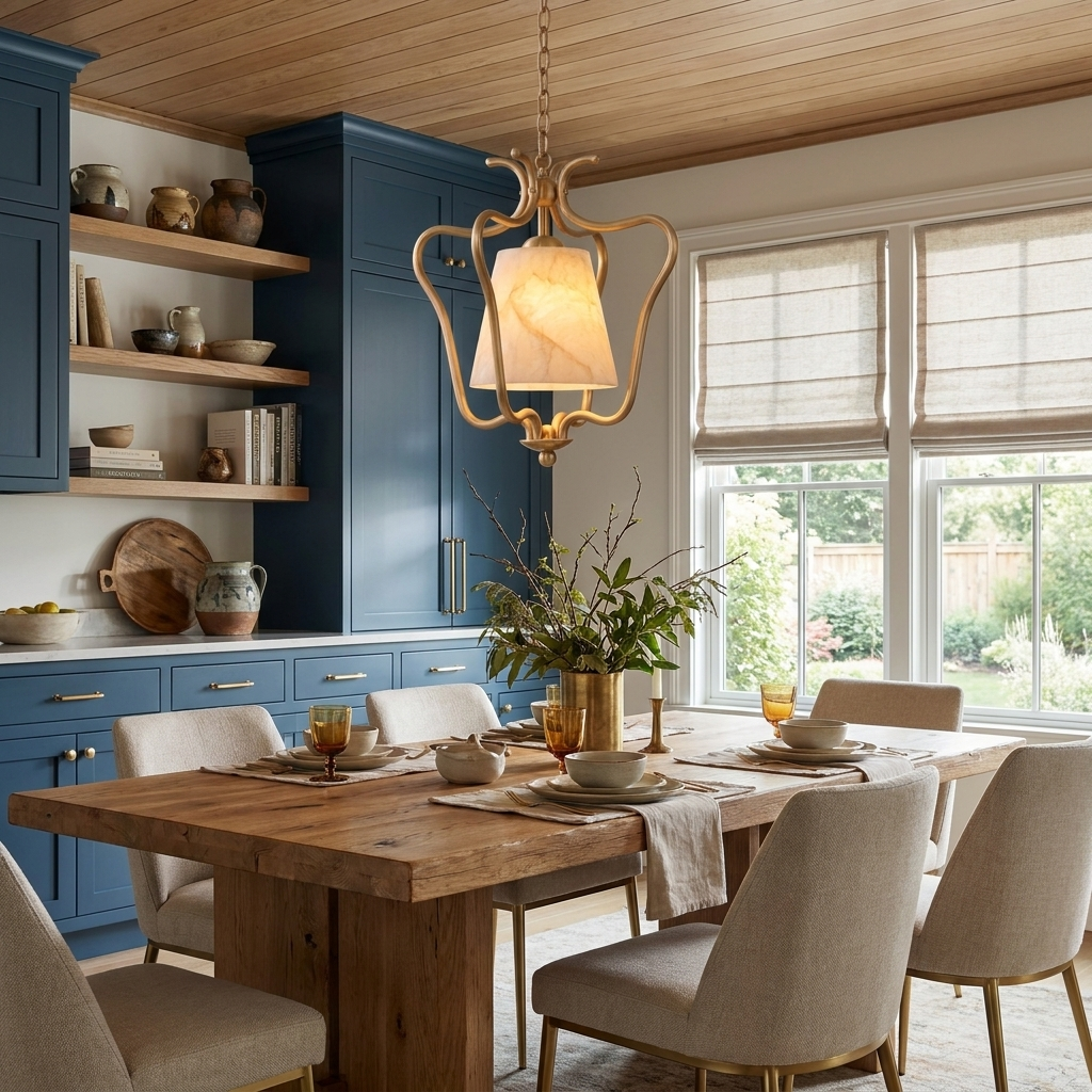 Pembermere Alabaster Lantern Pendant Lamp