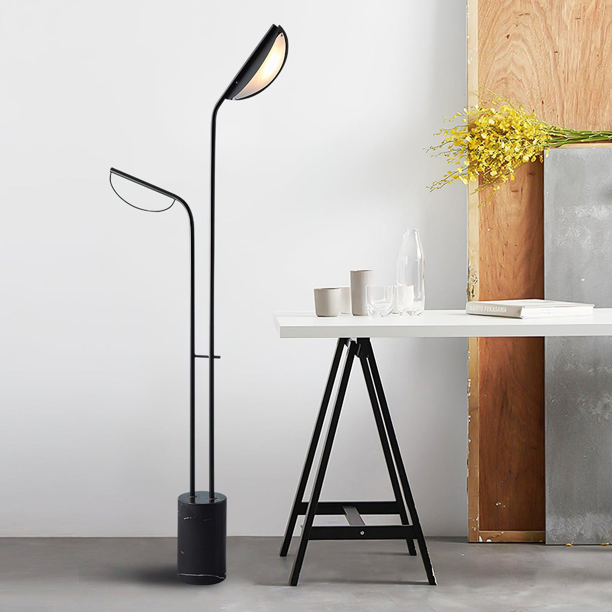 Selarielle Minimalist Marble Floor Lamp