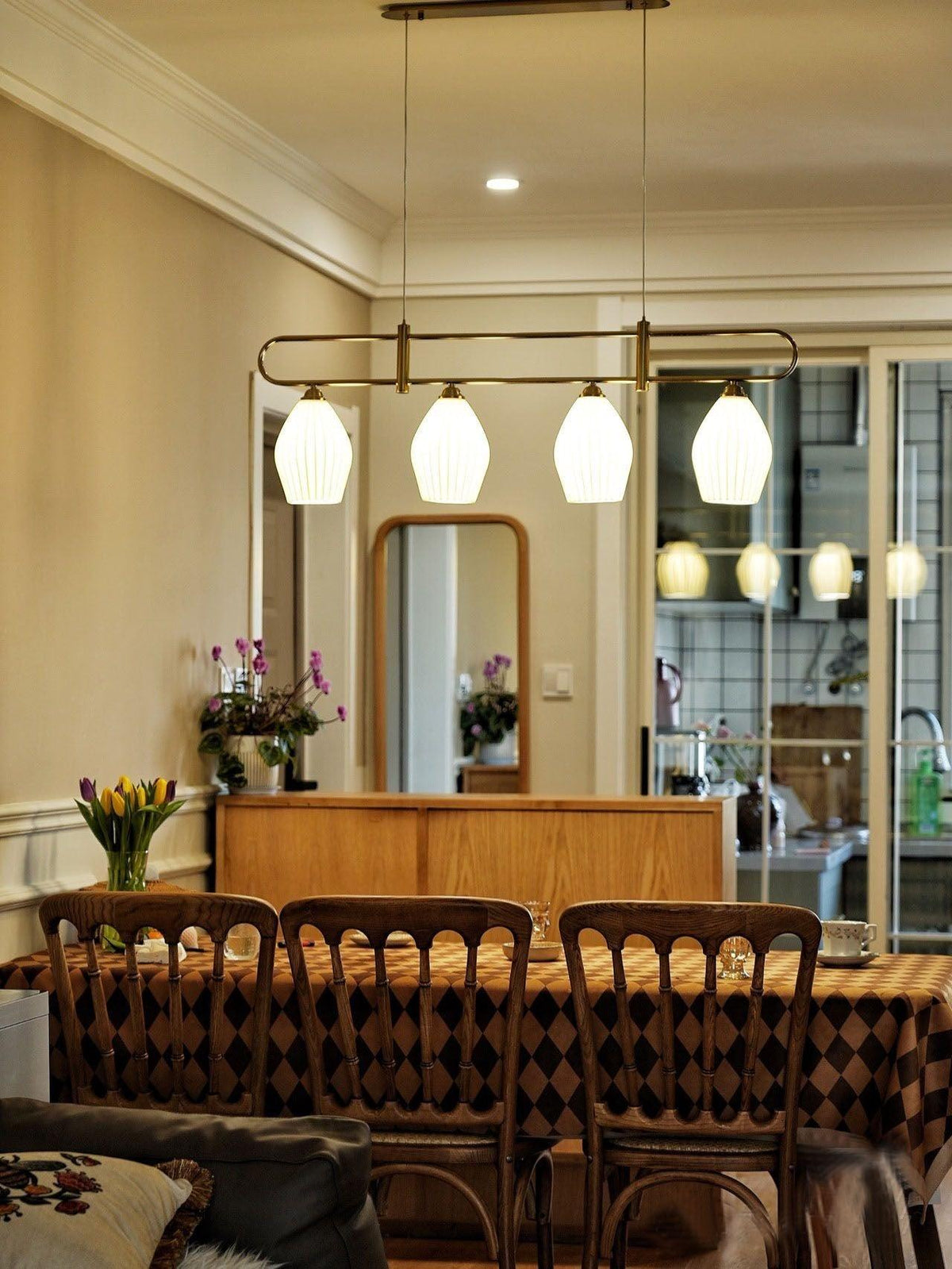 Arlirir Modern Minimalist Art Ceramic Pendant Light