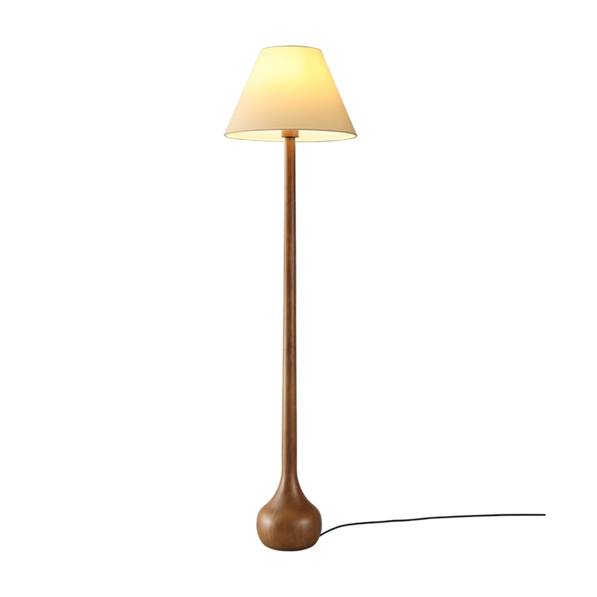 Elviseria Organic Wooden Floor Lamp