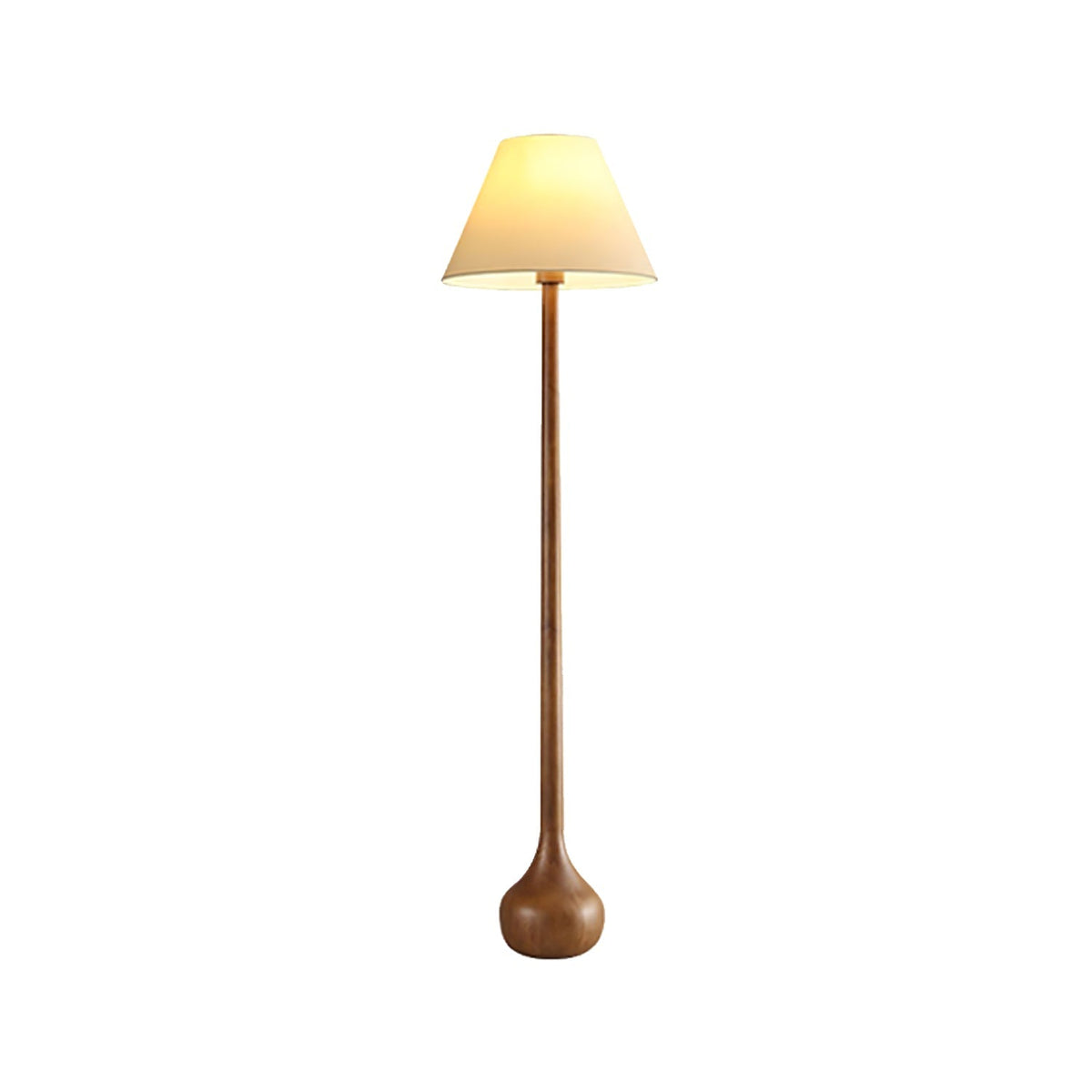 Elviseria Organic Wooden Floor Lamp