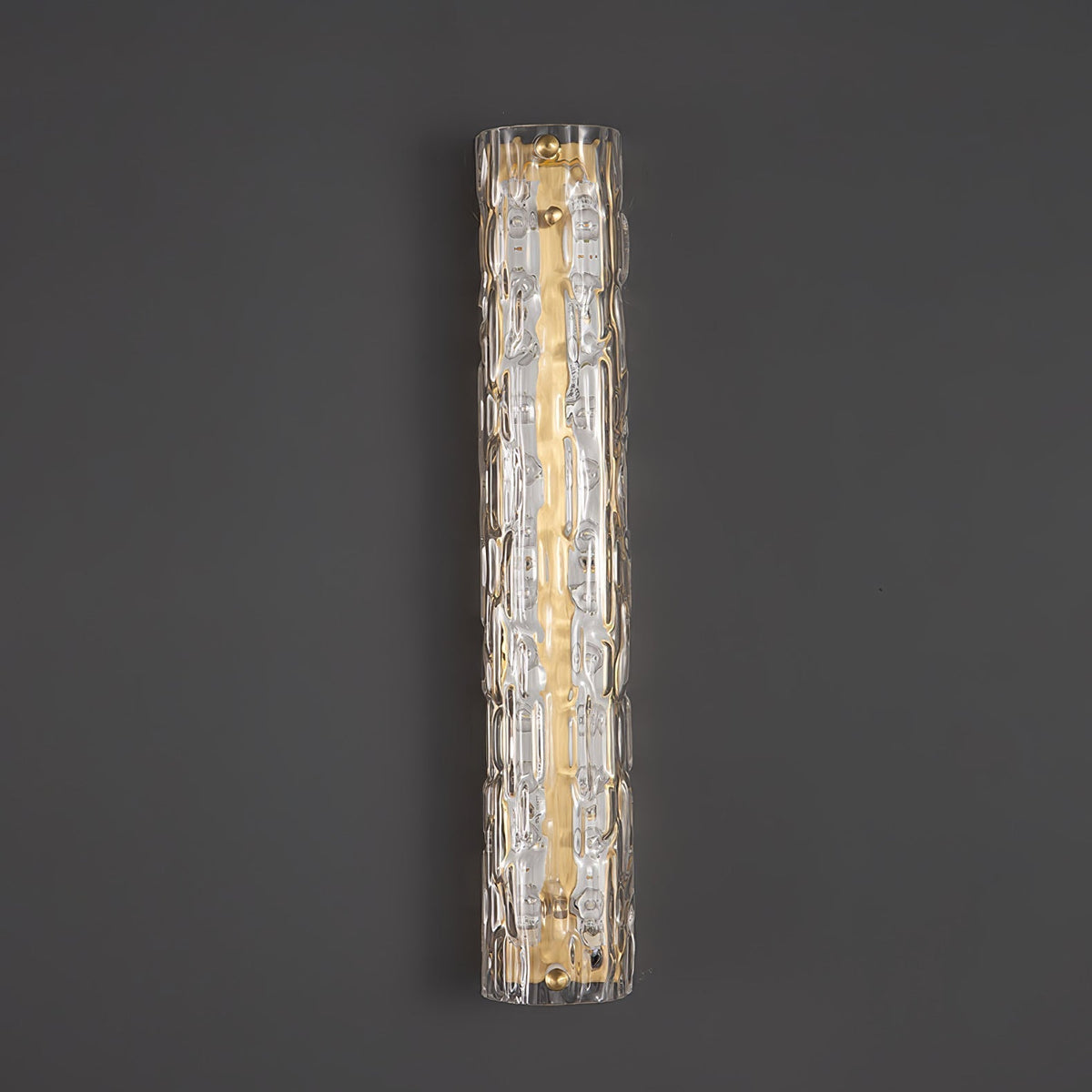 Bexley Brass Glass Glam Wall Lamp