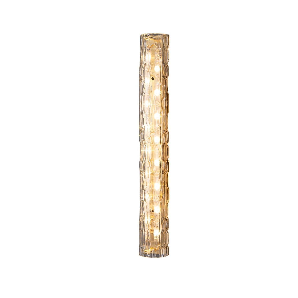 Bexley Brass Glass Glam Wall Lamp