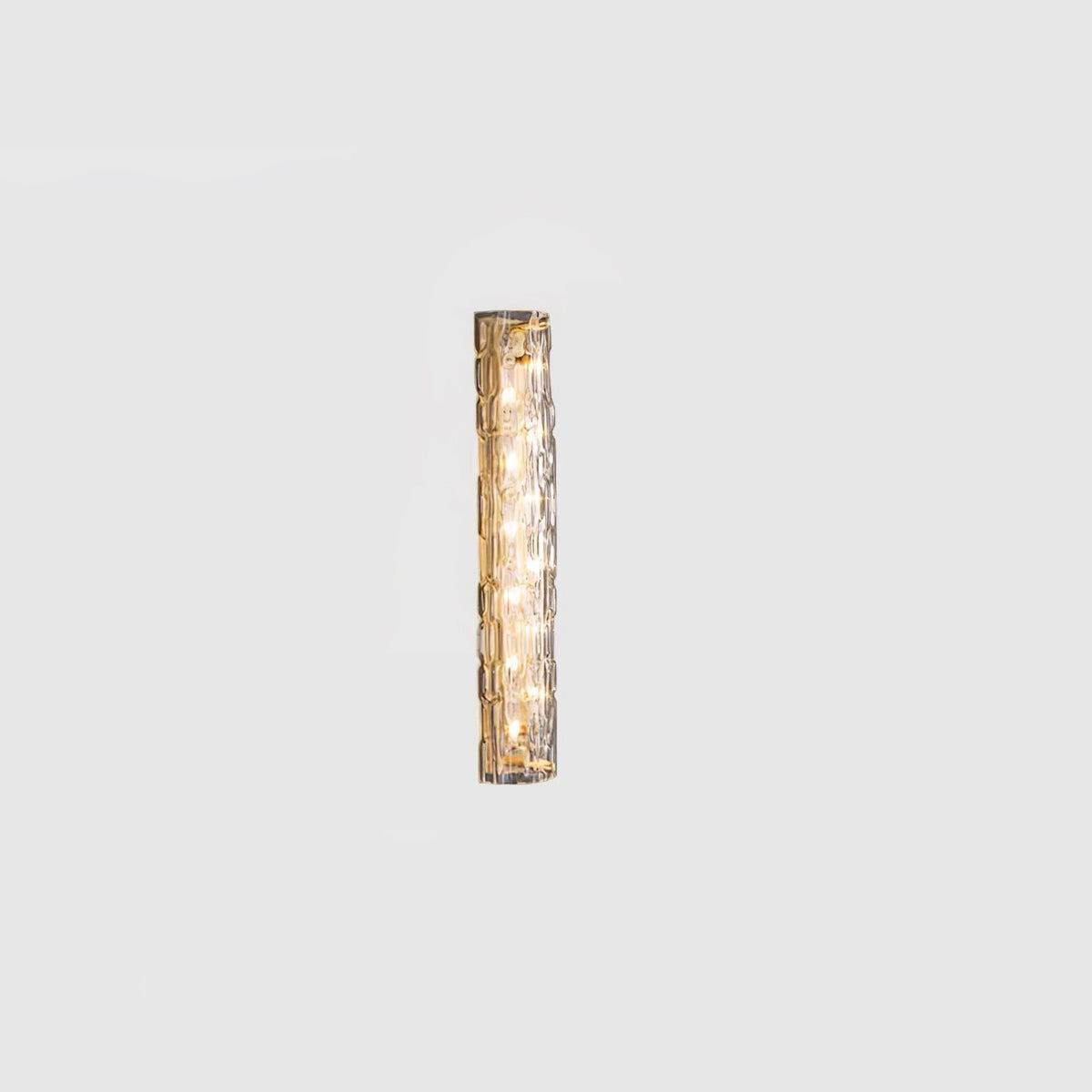 Bexley Brass Glass Glam Wall Lamp