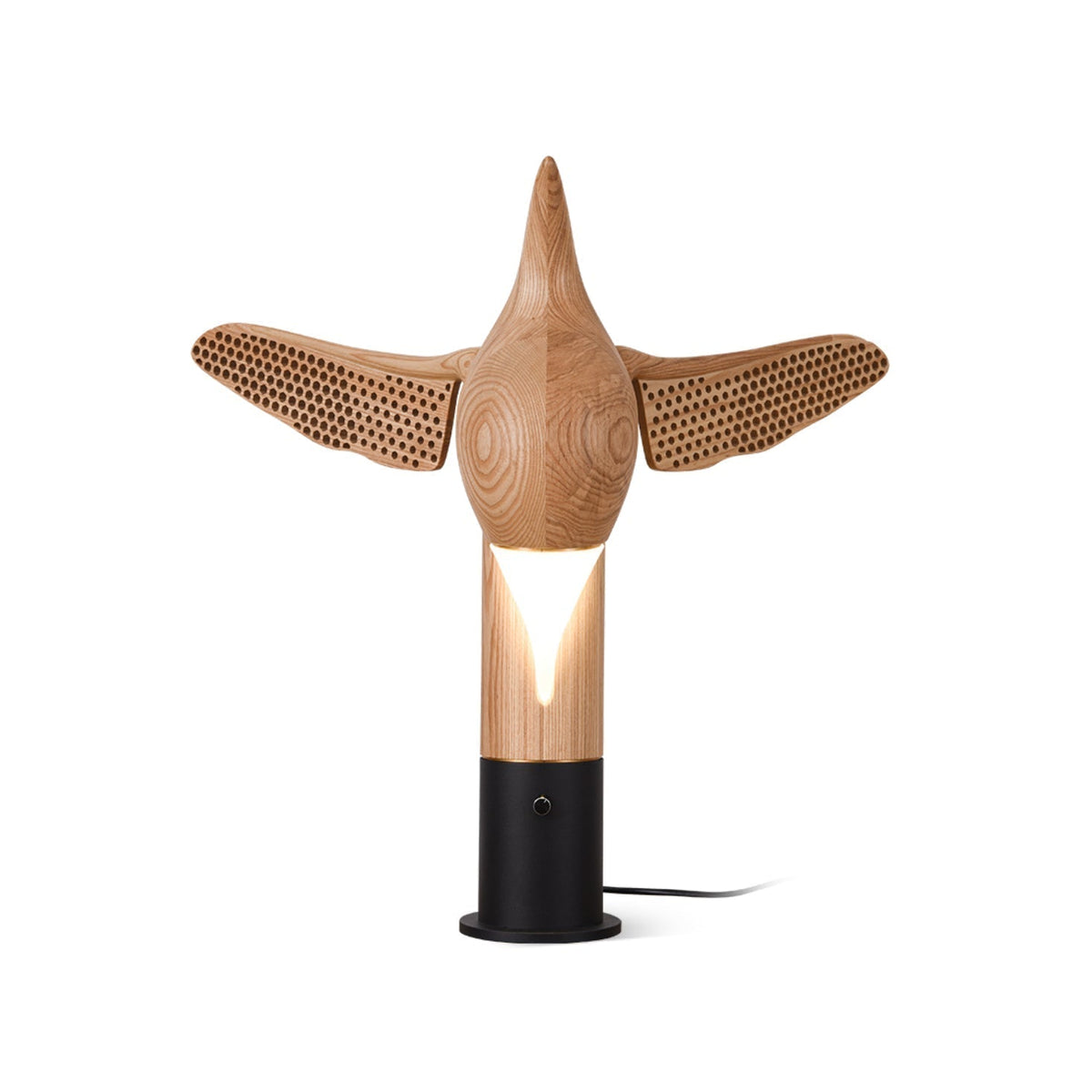 Sylueria Contemporary Wood Table Lamp