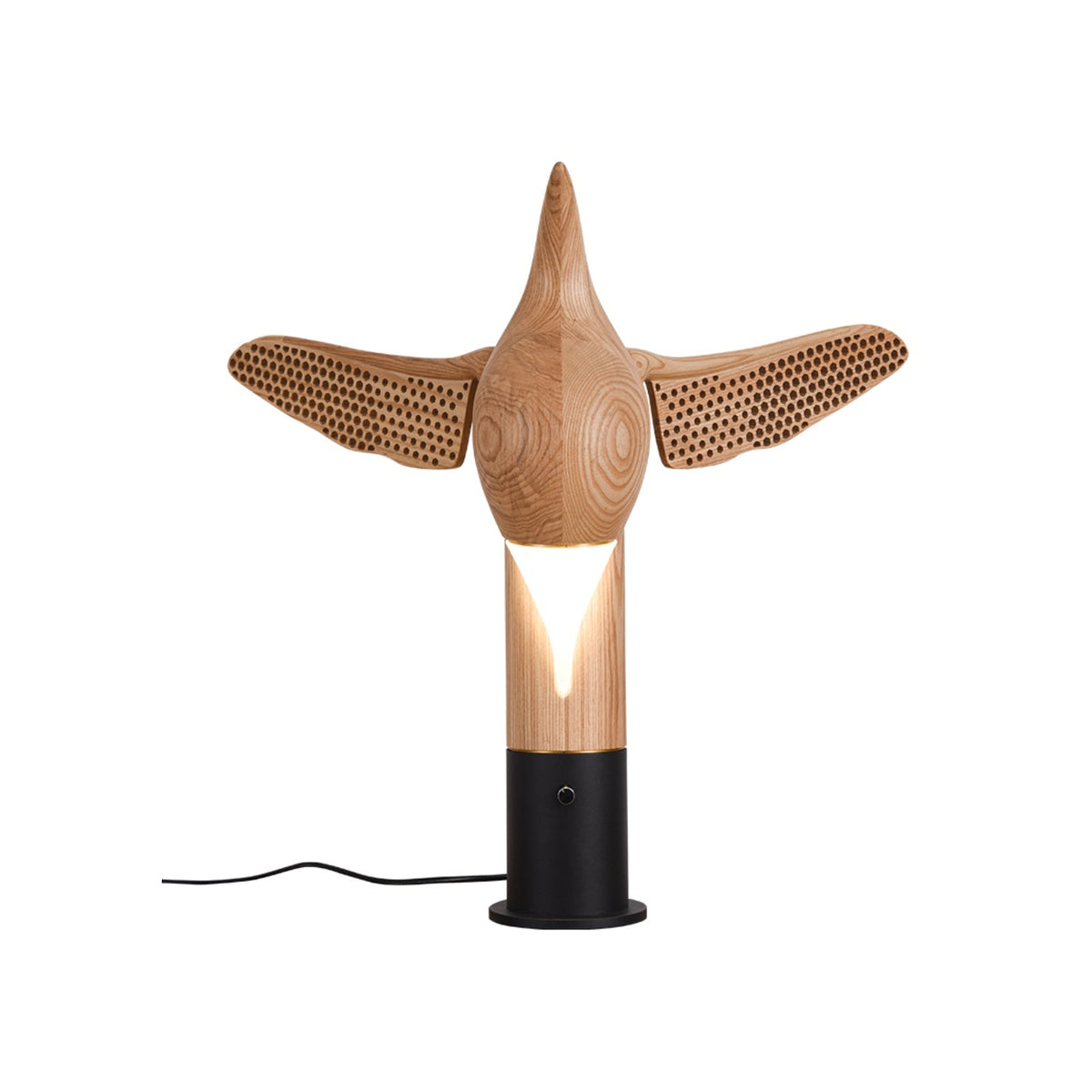Sylueria Contemporary Wood Table Lamp
