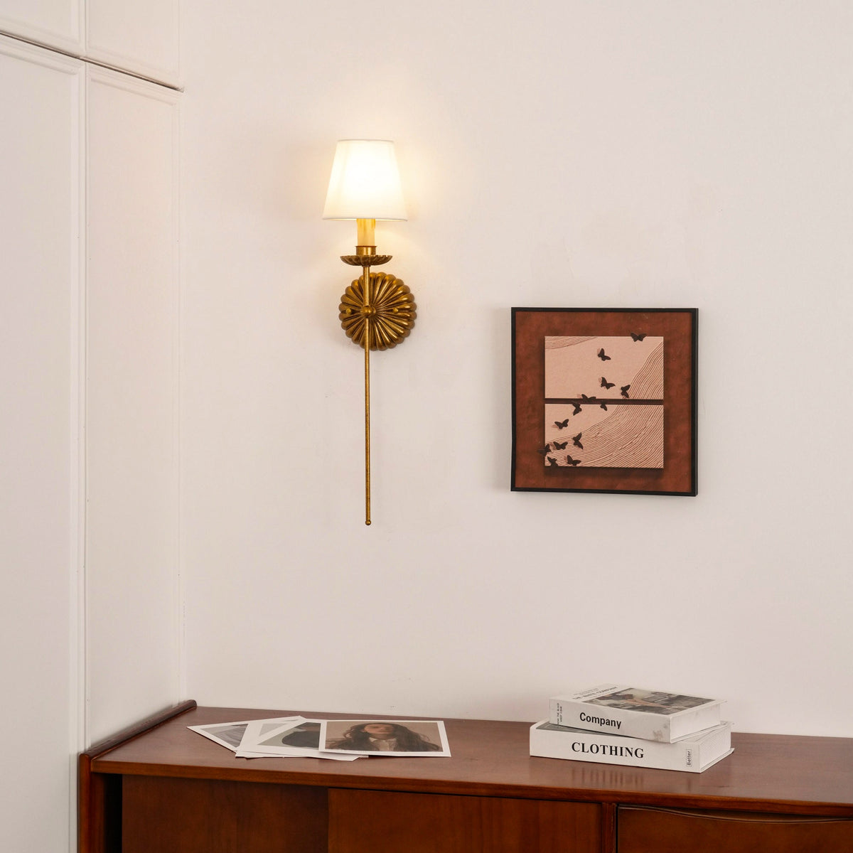 Fifia Fabric Indoor Wall Light