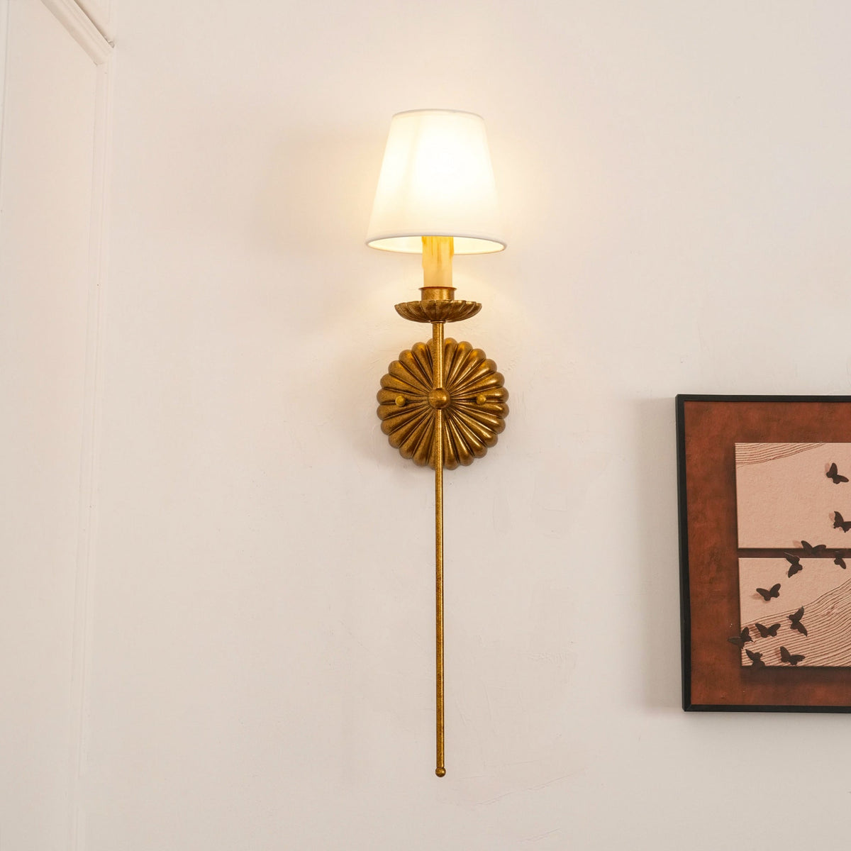 Fifia Fabric Indoor Wall Light