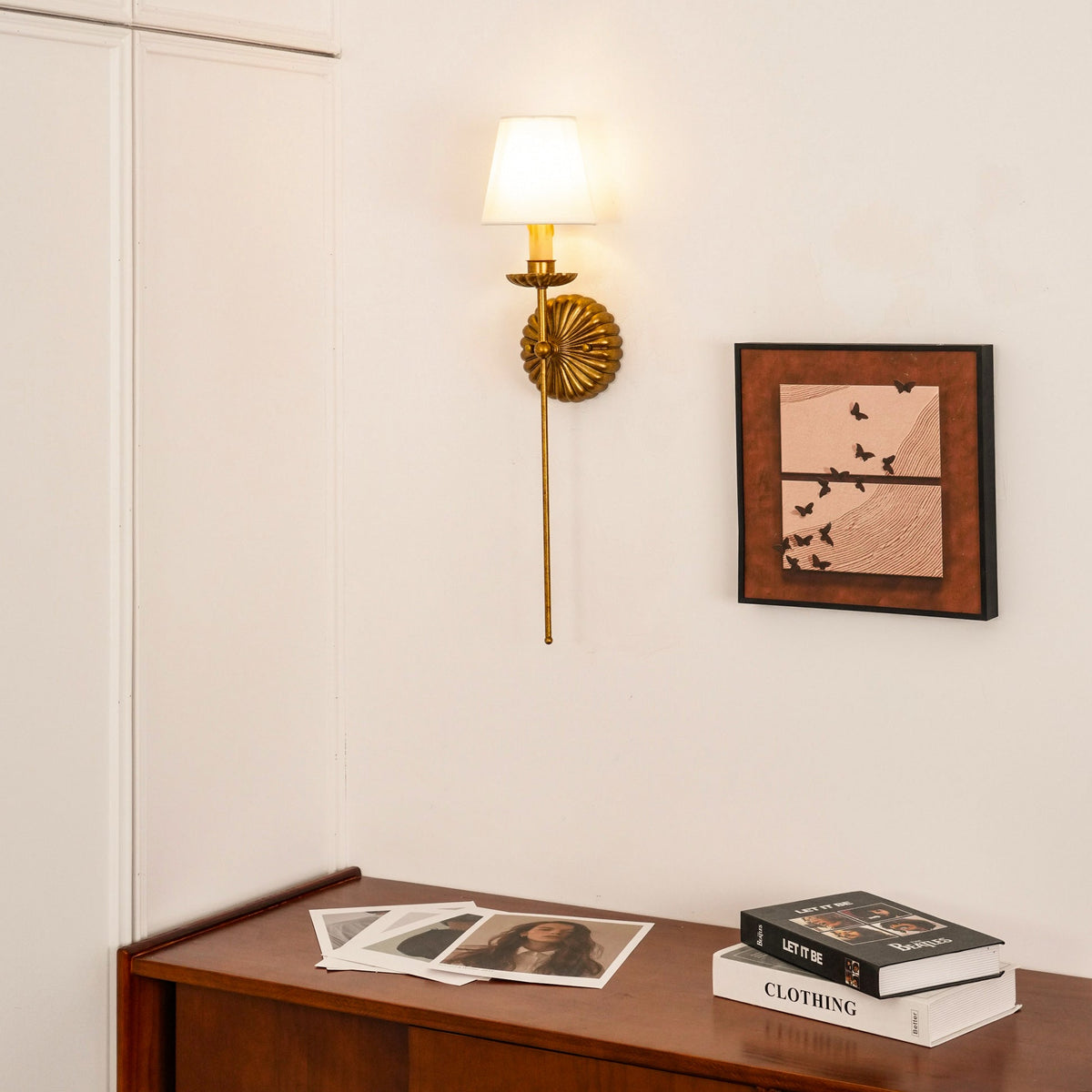 Fifia Fabric Indoor Wall Light