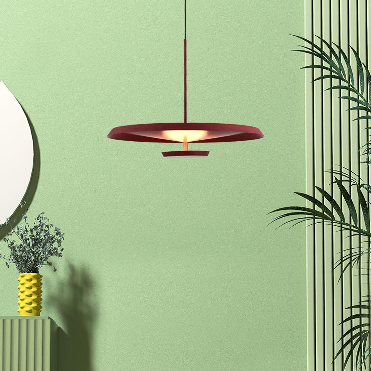 Qued Aluminum Artistic Pendant Light