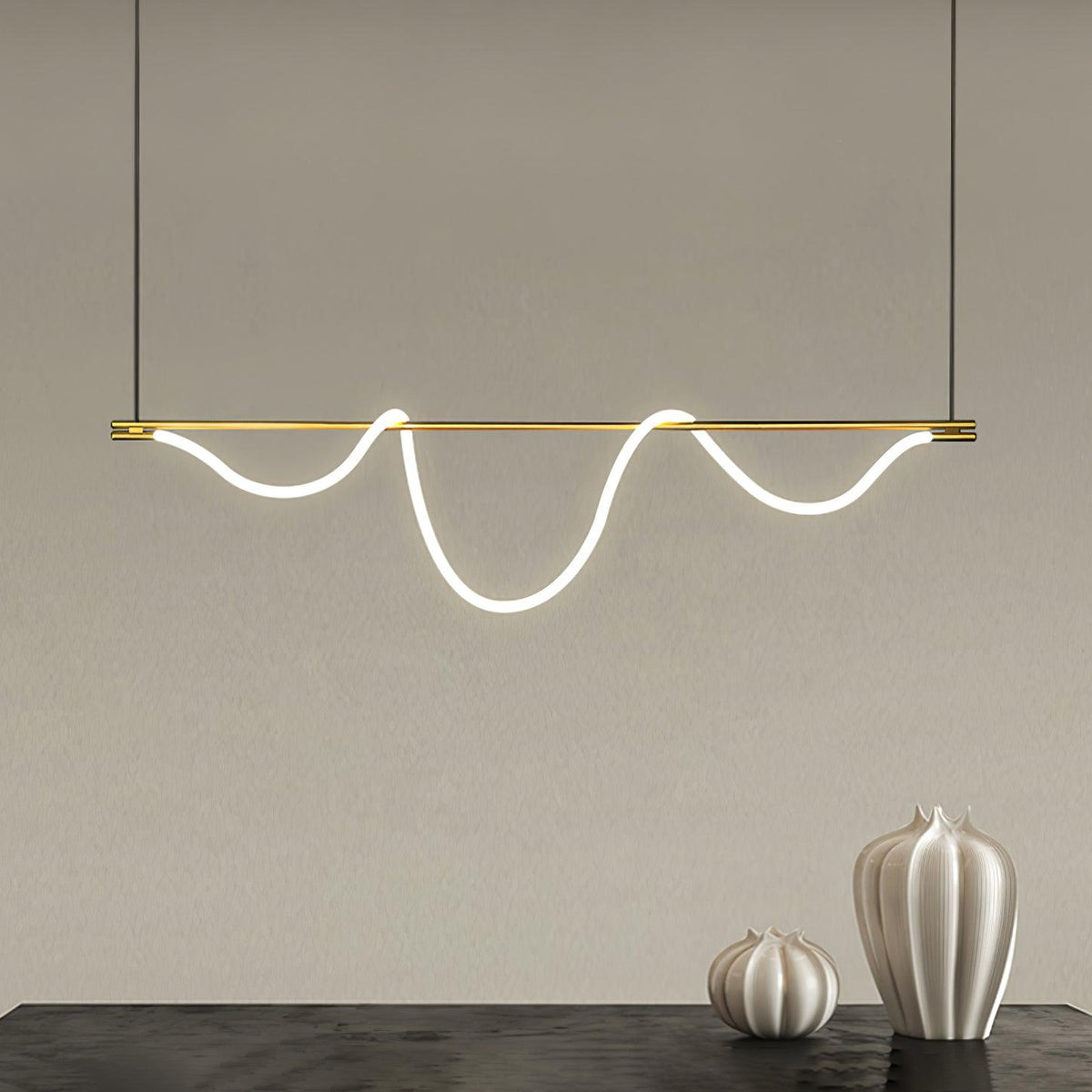 Vocor Chandelier Flexible Silicone Curve Modern Elegant