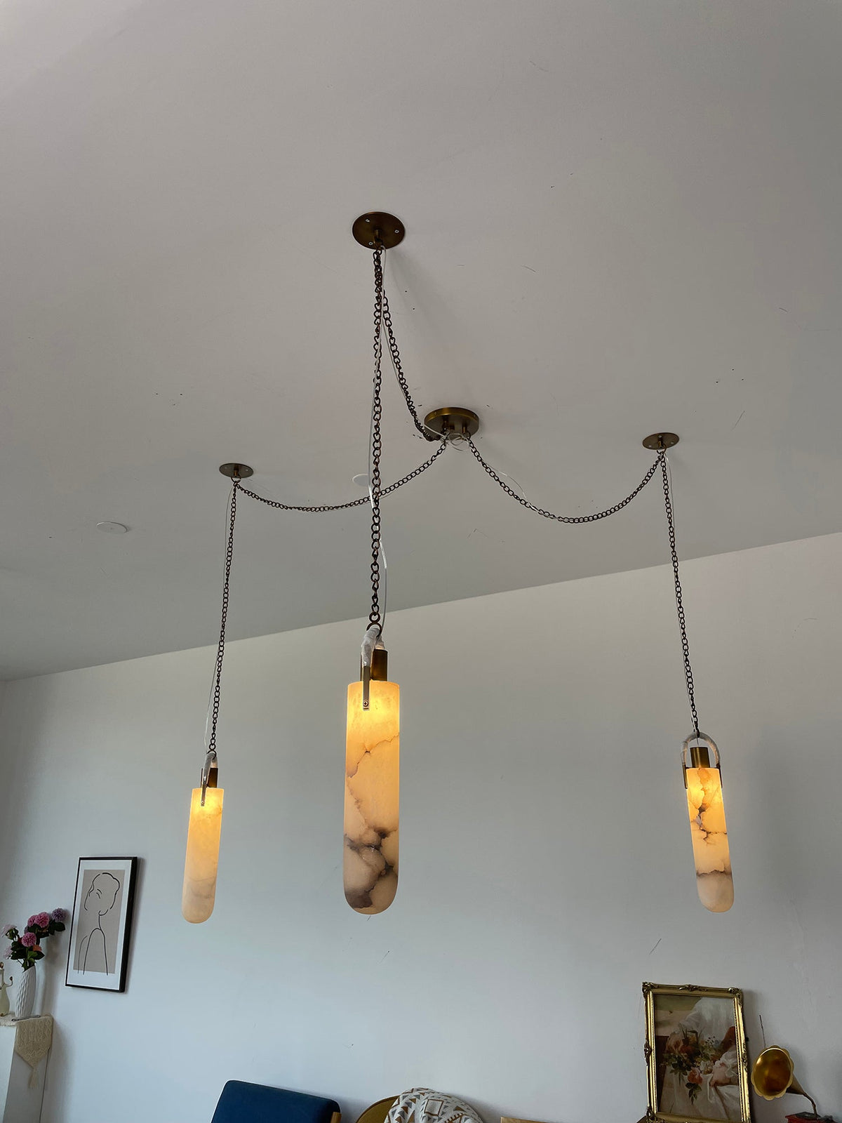 Hagan Alabaster Pendant Light