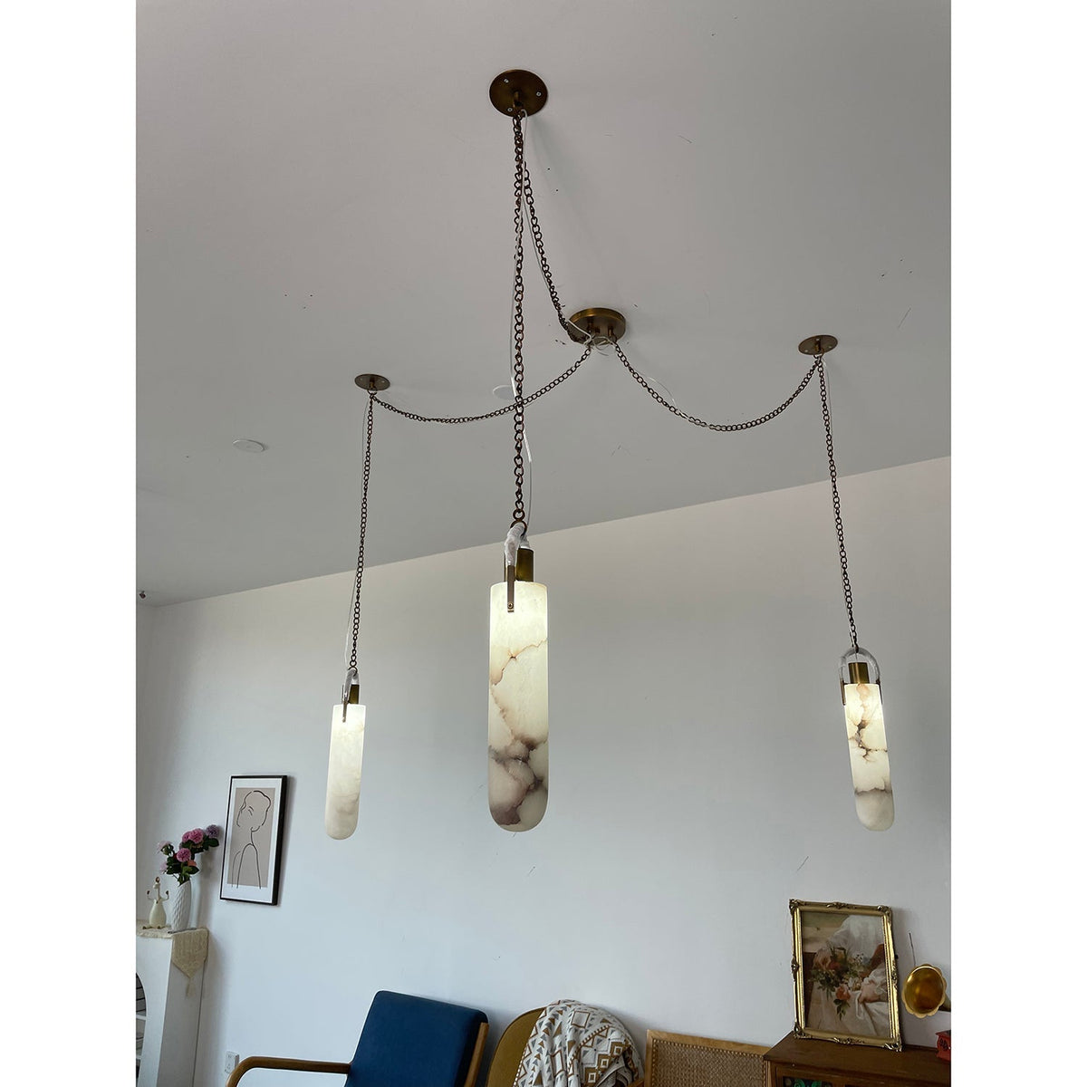 Hagan Alabaster Pendant Light