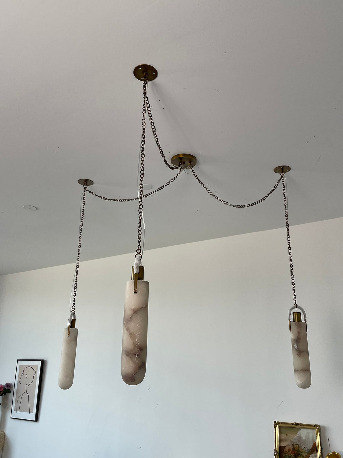 Hagan Alabaster Pendant Light