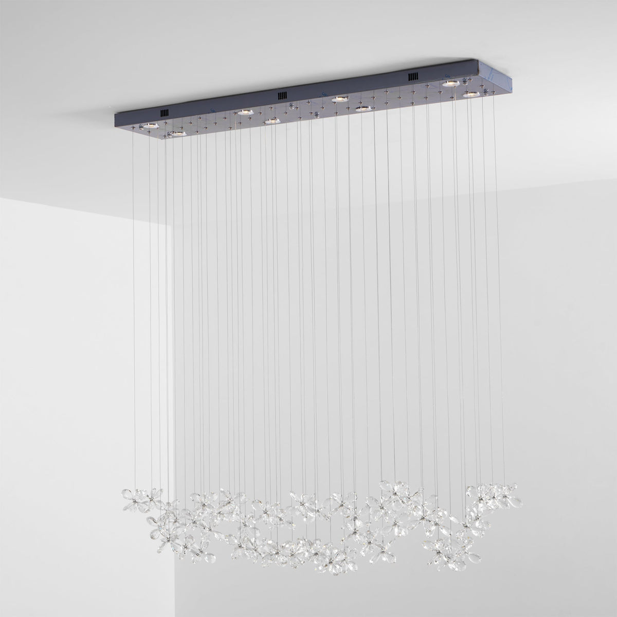 Dune Chandelier Crystal Butterfly Floral Cluster