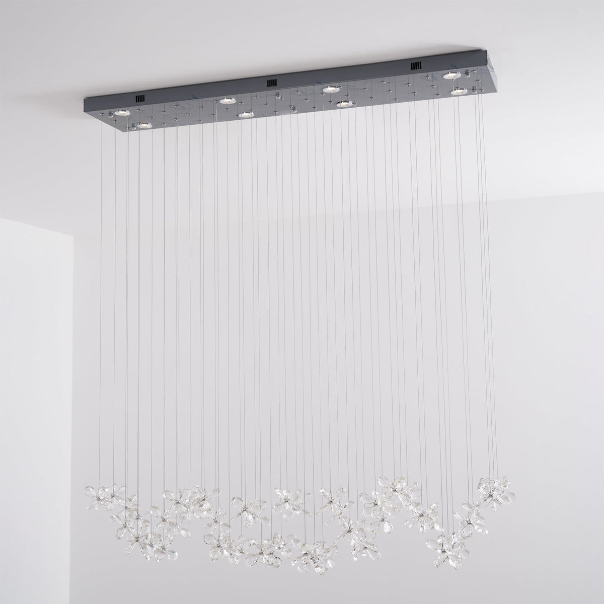 Dune Chandelier Crystal Butterfly Floral Cluster