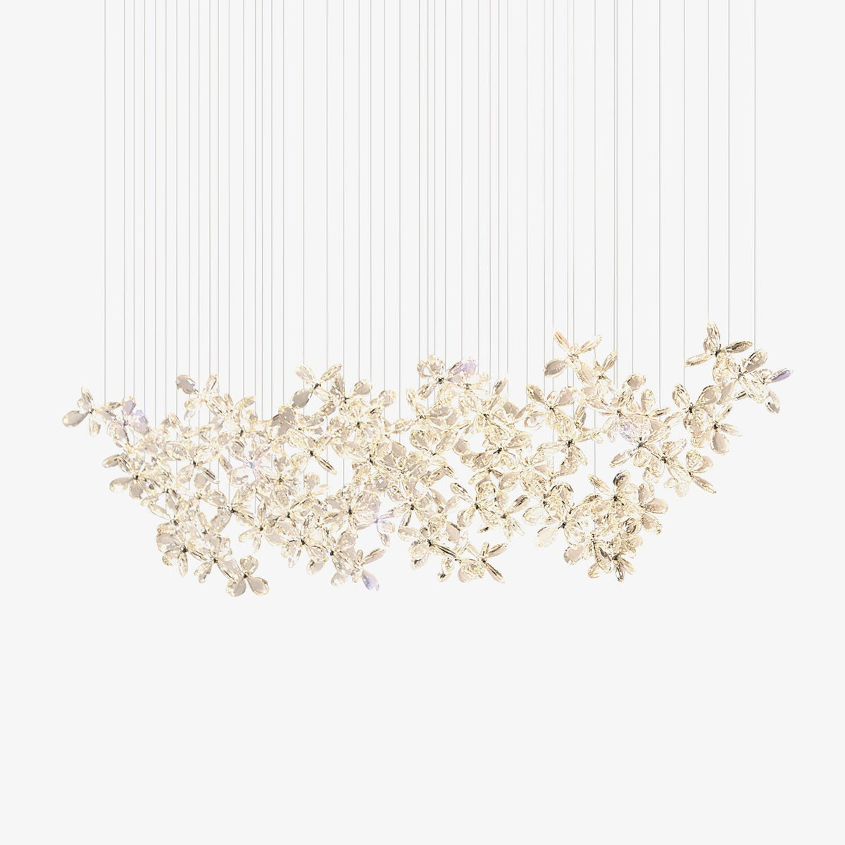 Dune Chandelier Crystal Butterfly Floral Cluster
