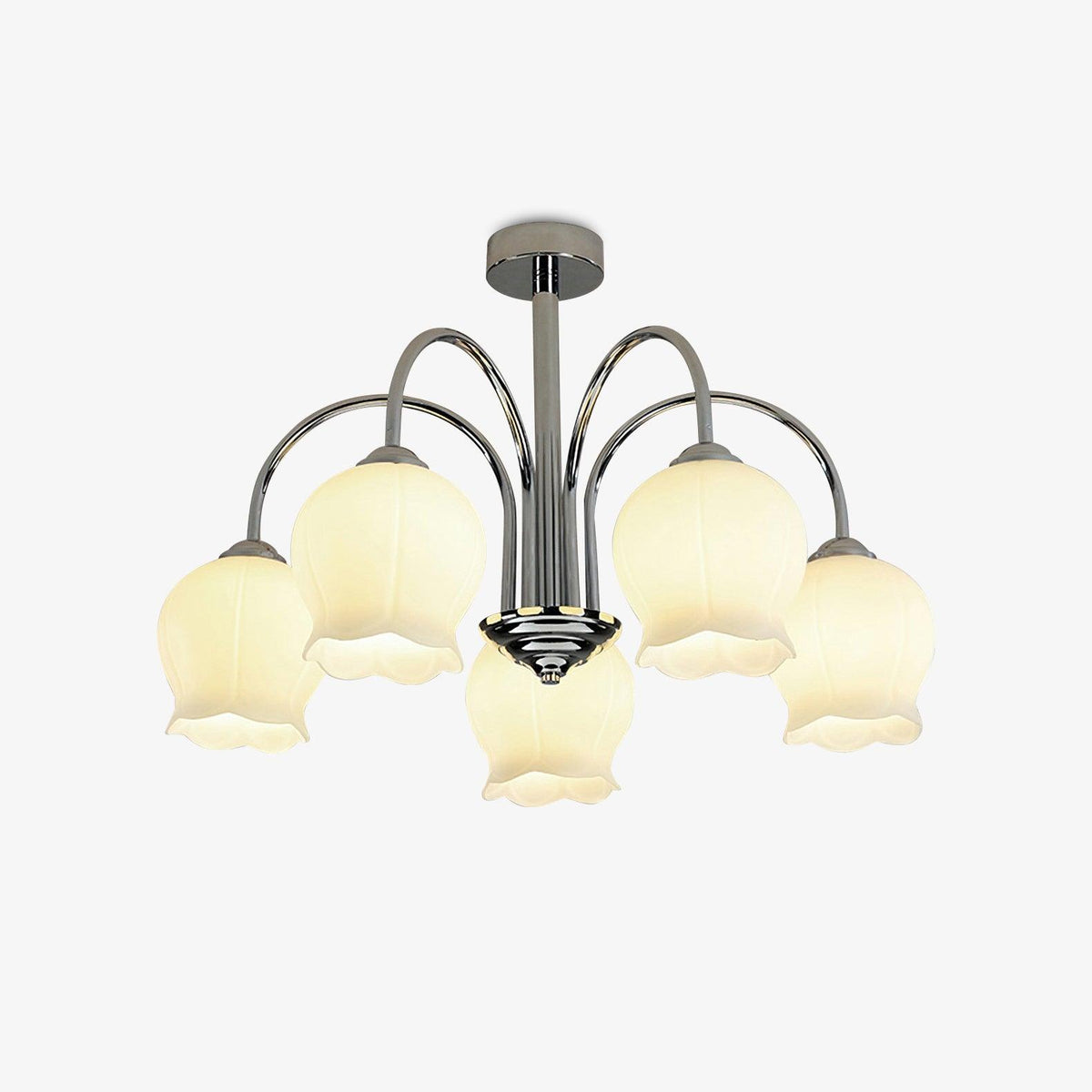 Eiralissa Chandelier Floral Glass