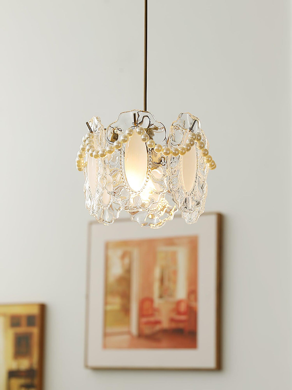 Velinette Glass Glam Pendant Lamp