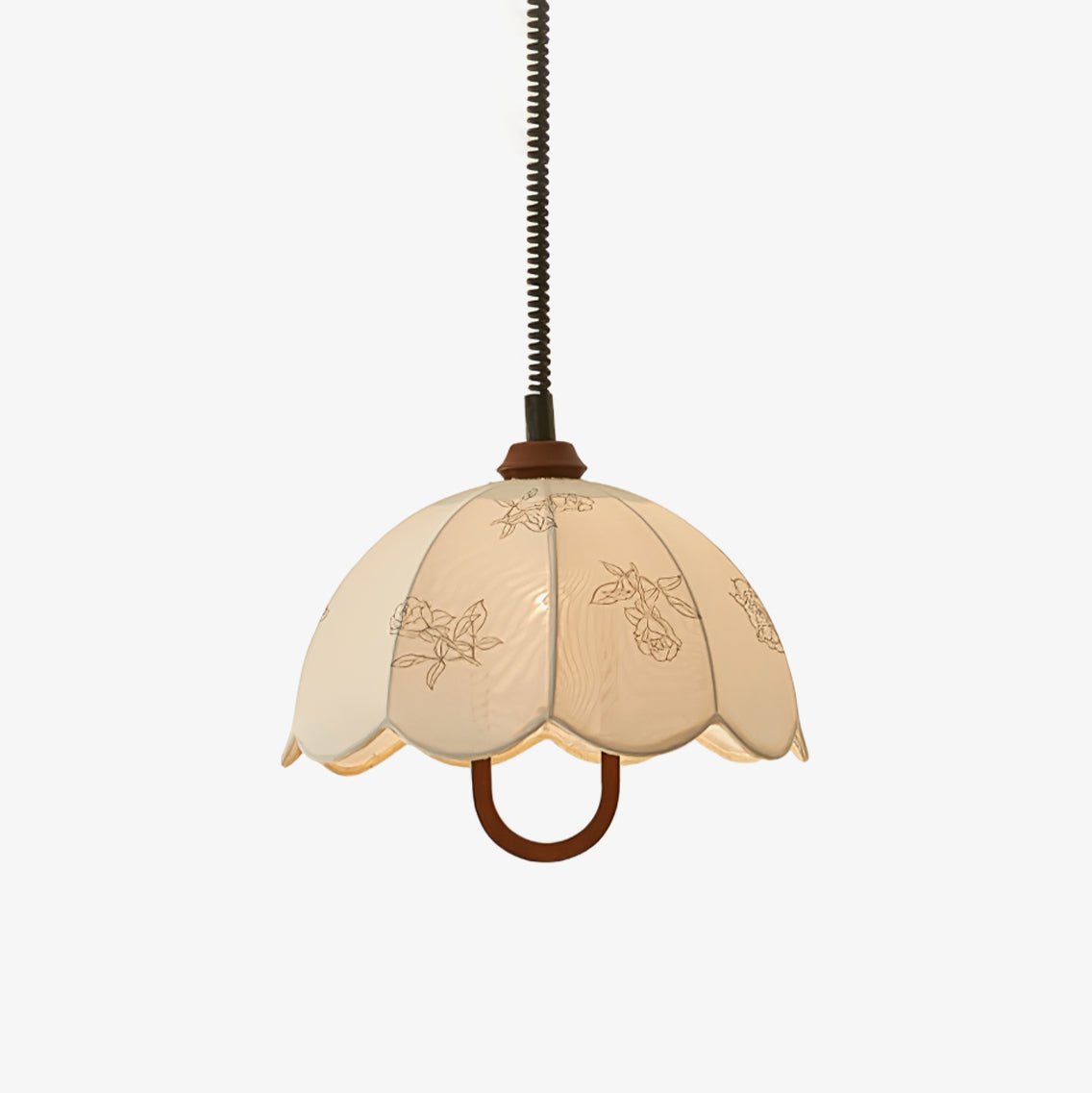 Elvaraine Vintage Wood Pendant Light