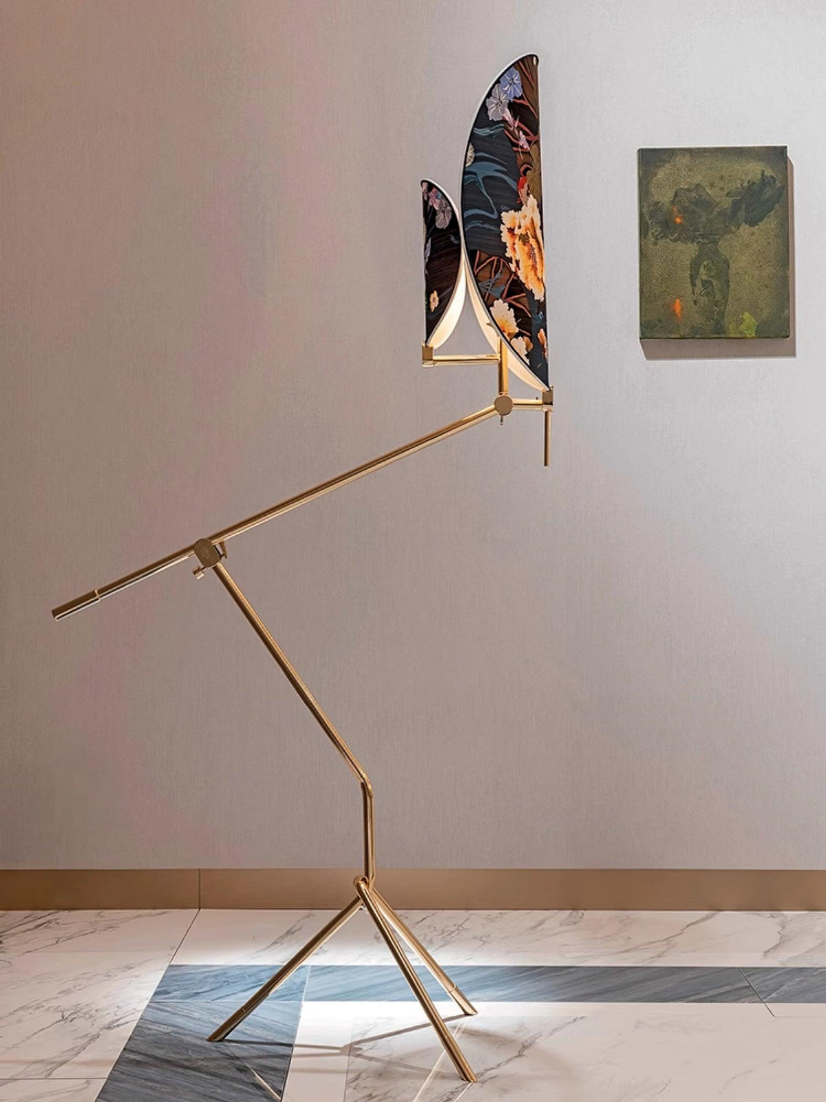 Unexin Brass Floor Lamp