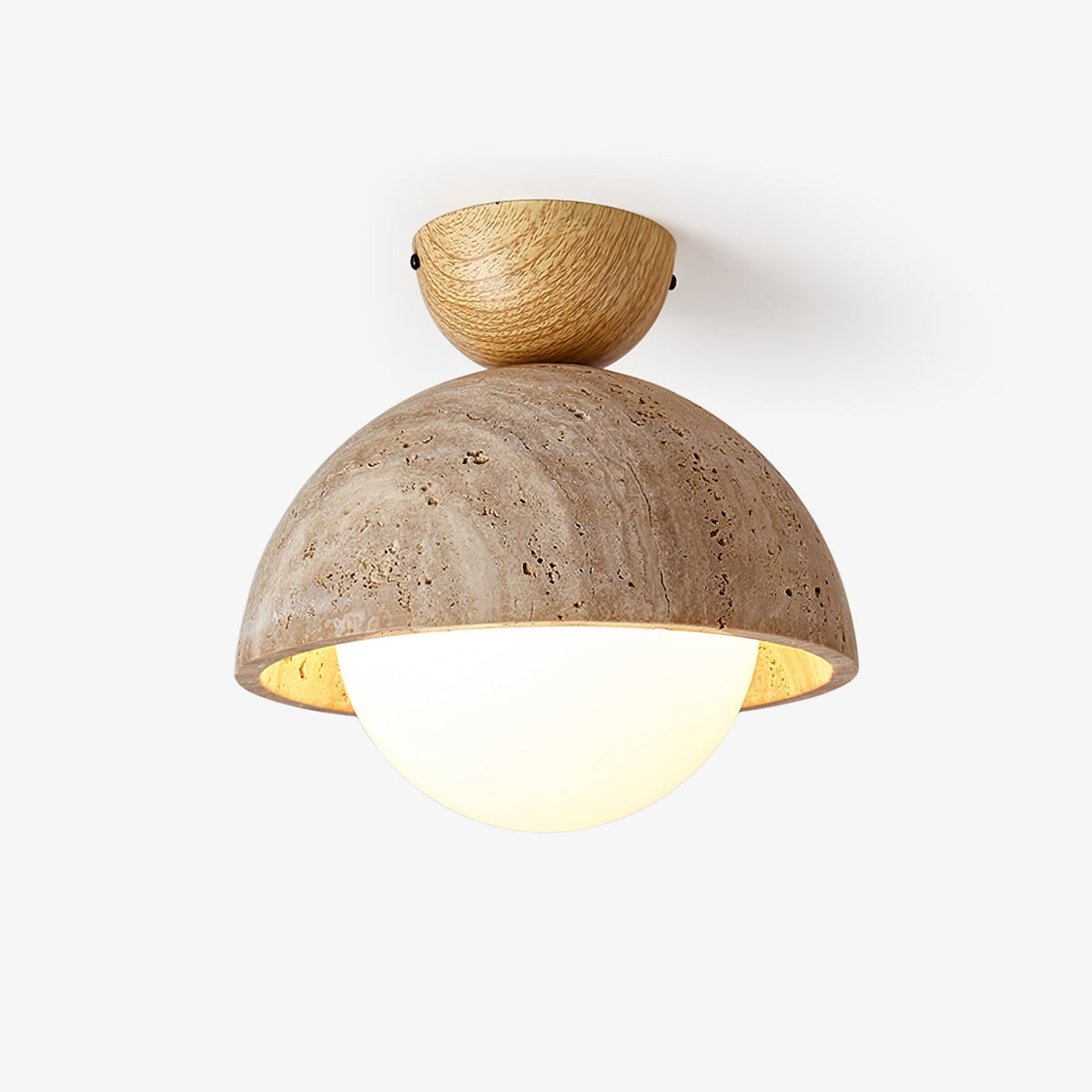 Solana Travertine Ceiling Light