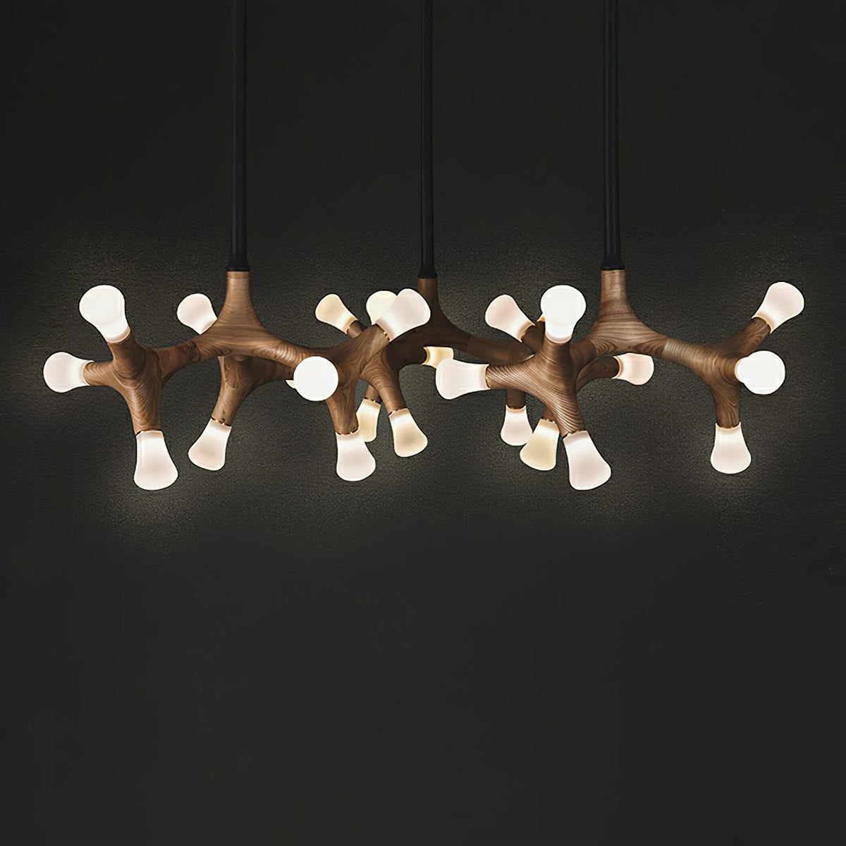 Mynorila Branch-Design Wood Pendant Light