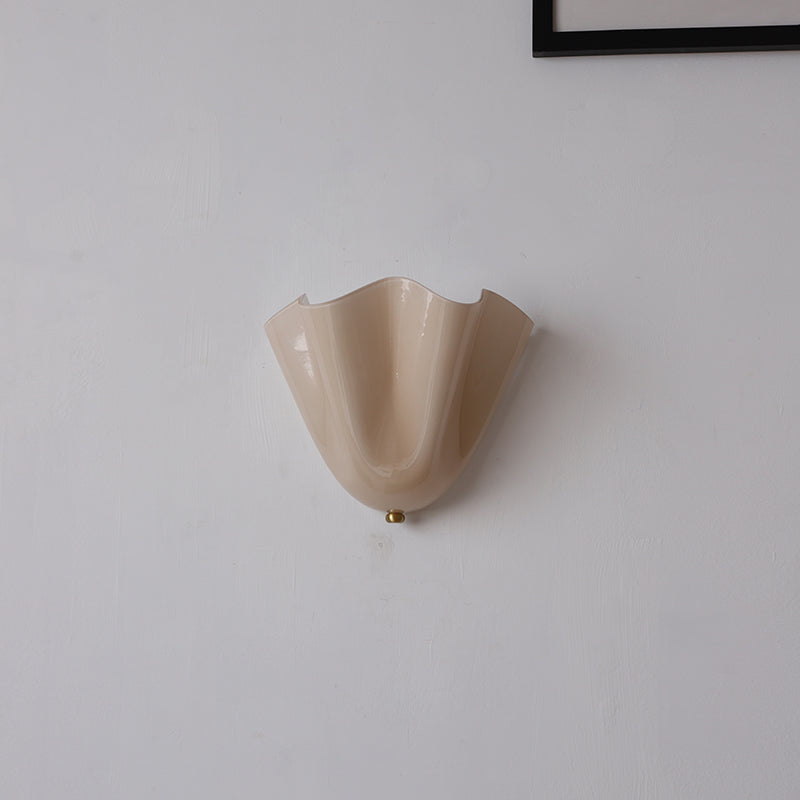 Zejel Flower Glass Indoor Wall Light