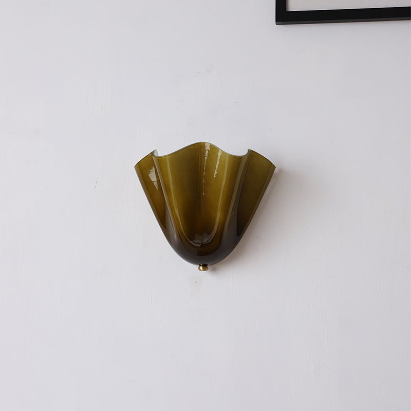 Zejel Flower Glass Indoor Wall Light
