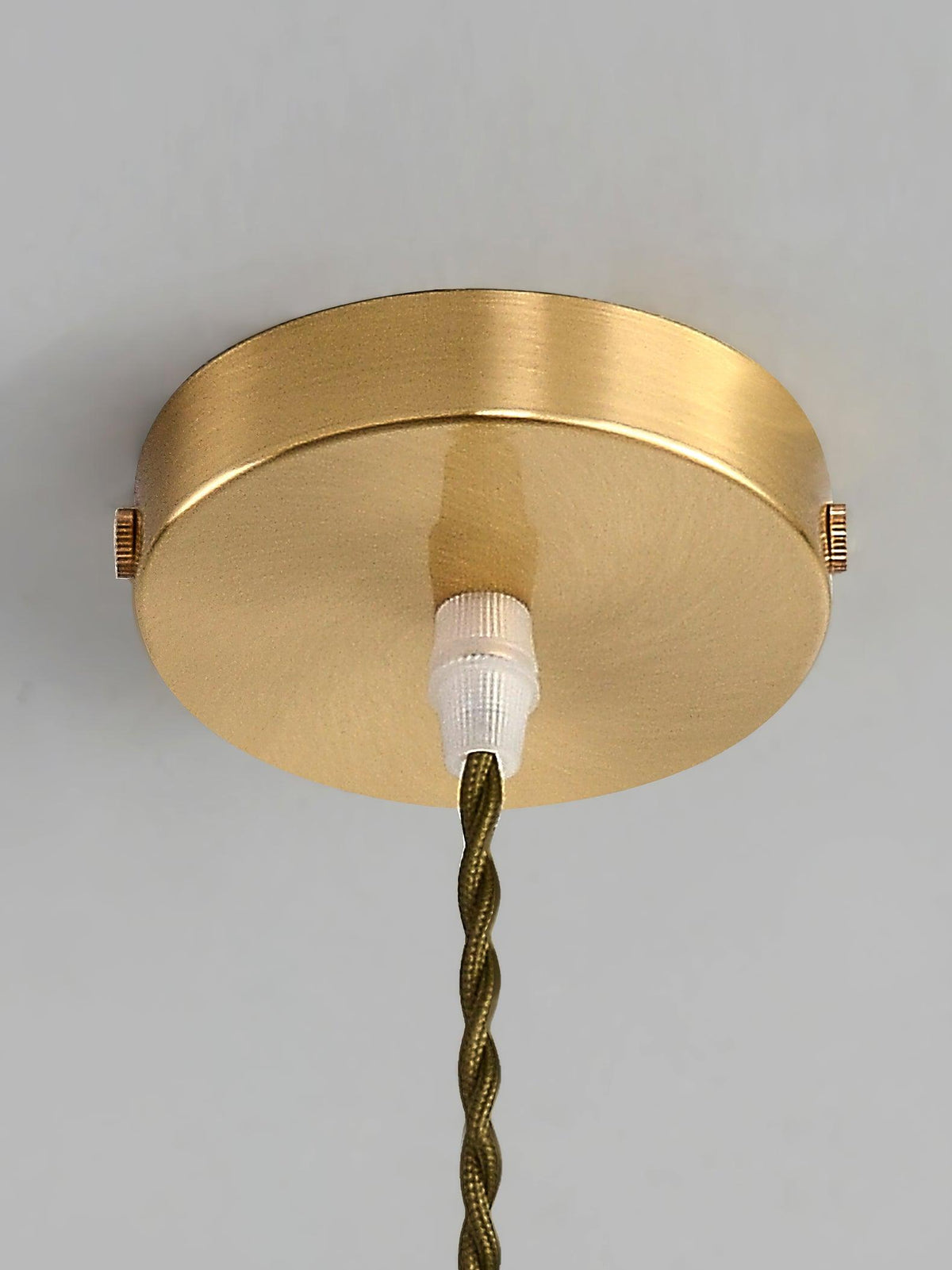 Hildes Art Flower Petal Swag Brass Glass Pendant Light