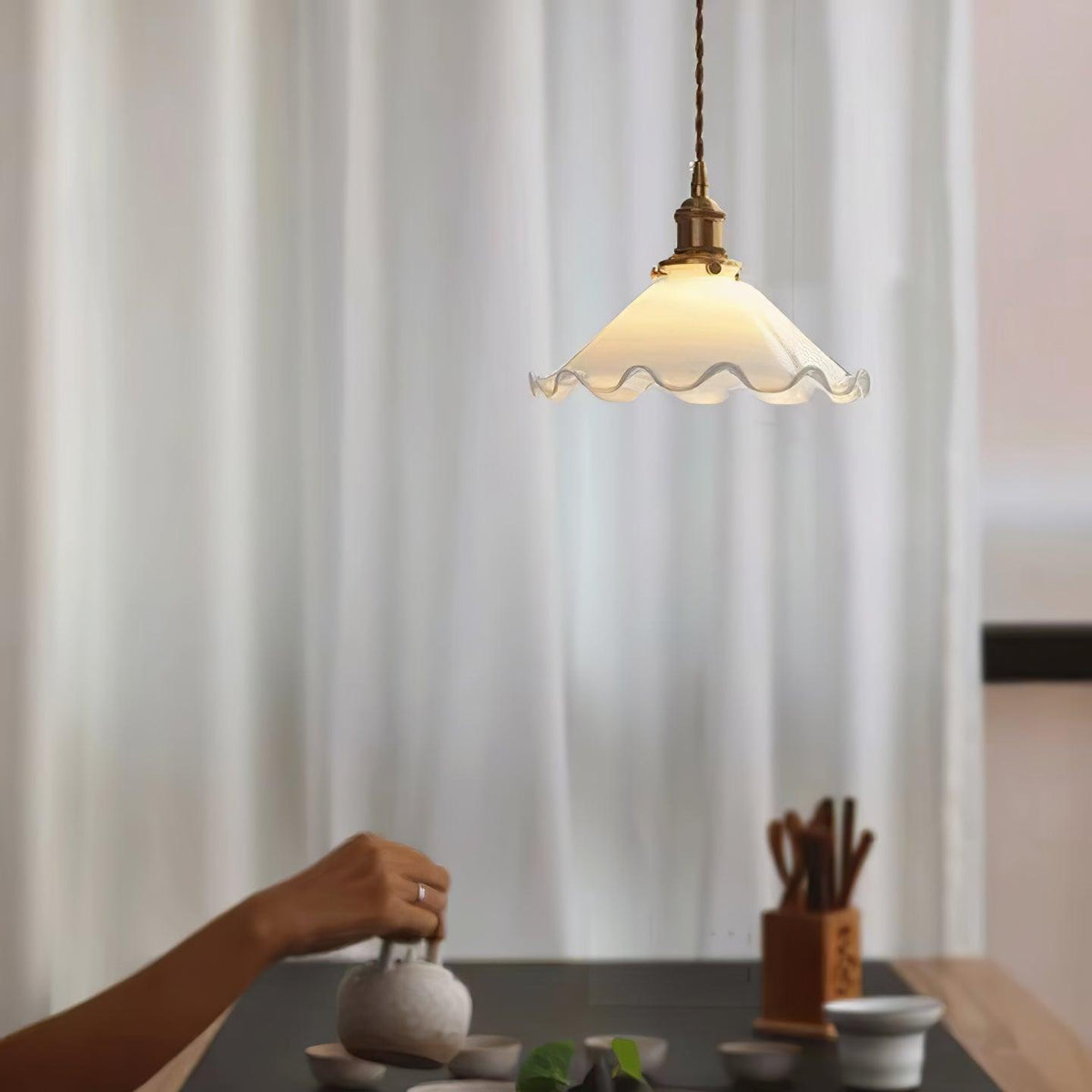 Valena Flower Petals Pendant Light