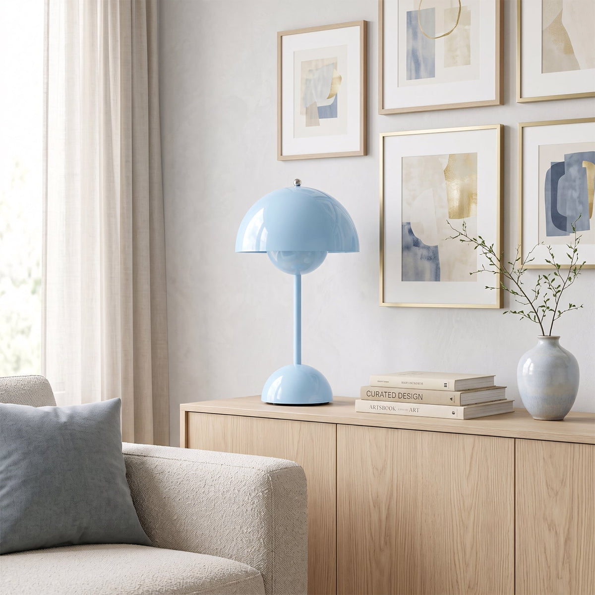 Bramwick Dome Rechargeable Table Lamp