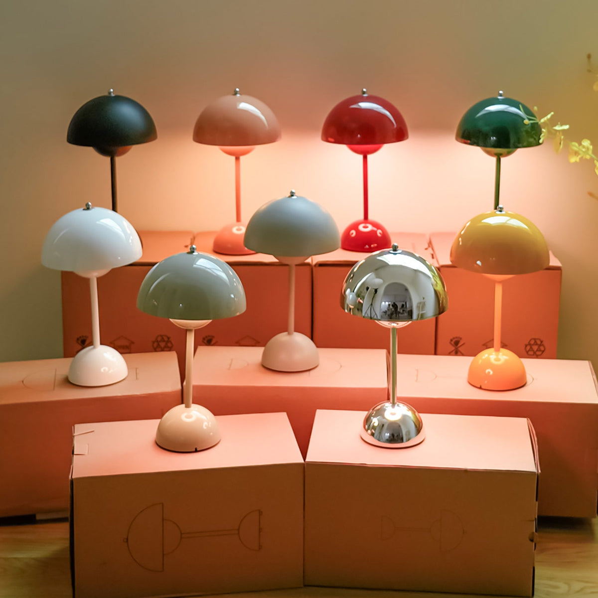Bramwick Dome Rechargeable Table Lamp