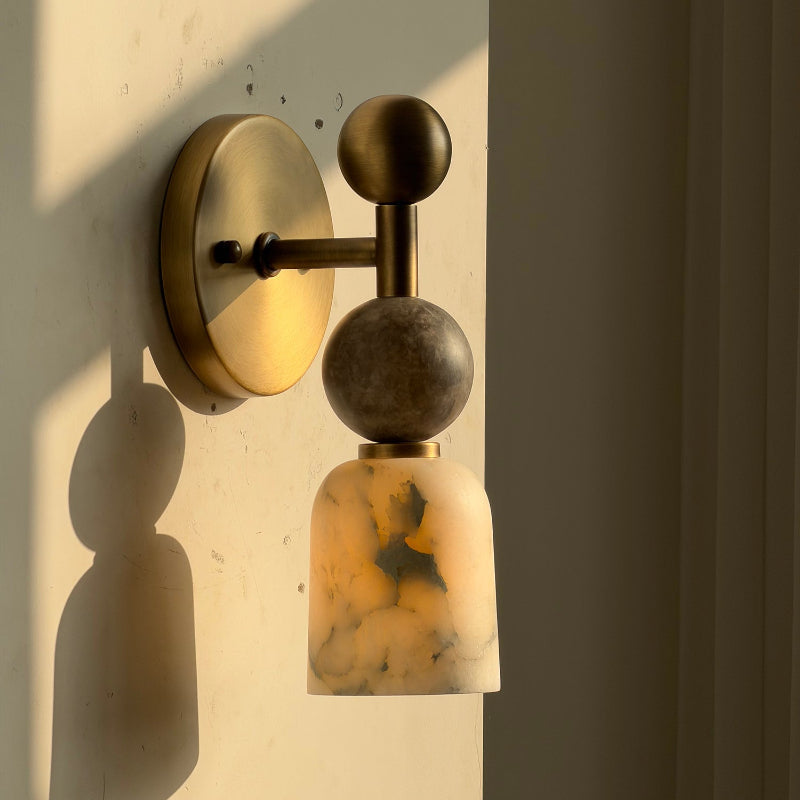 Zabel Alabaster Indoor Wall Light