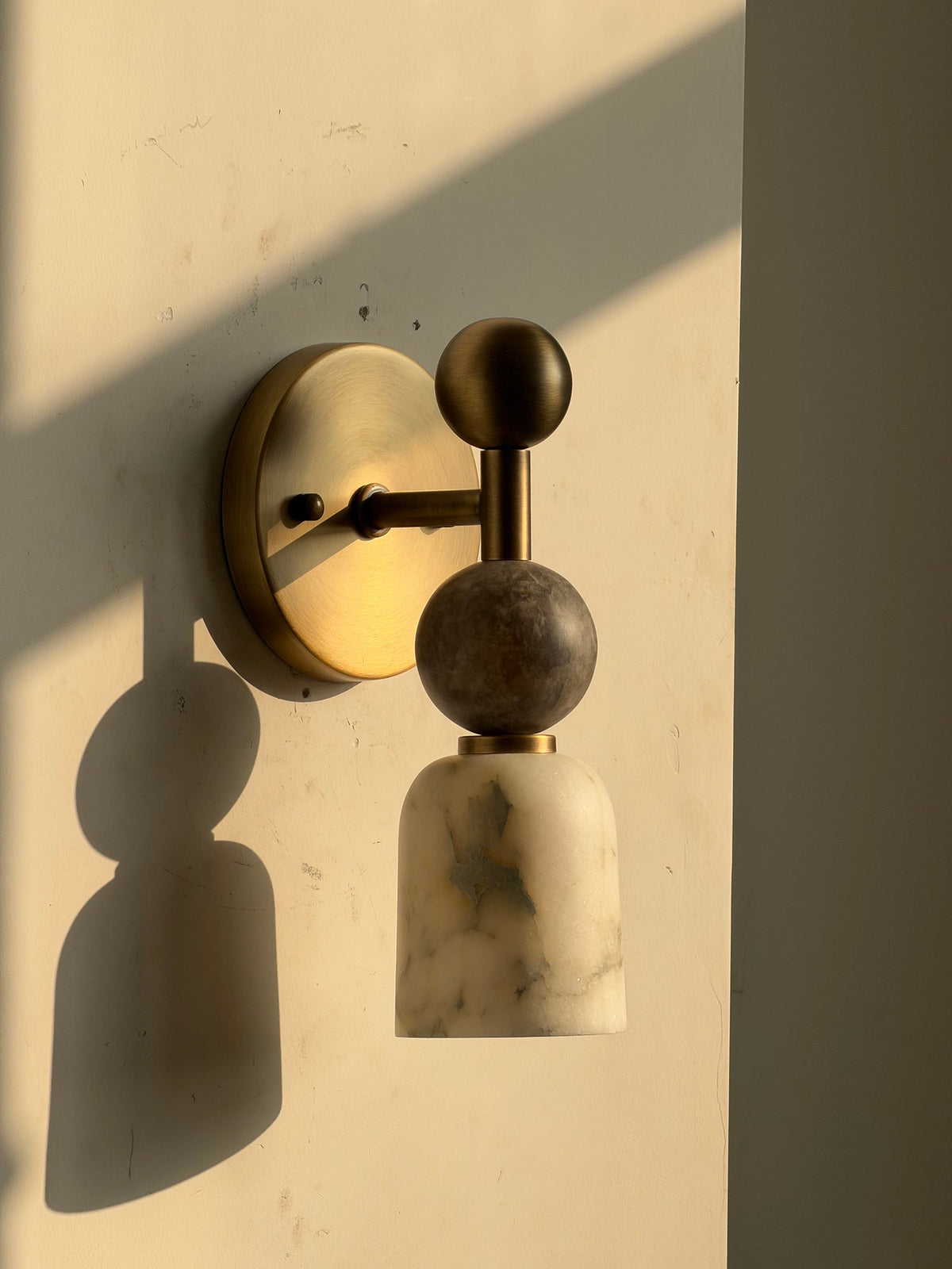 Zabel Alabaster Indoor Wall Light