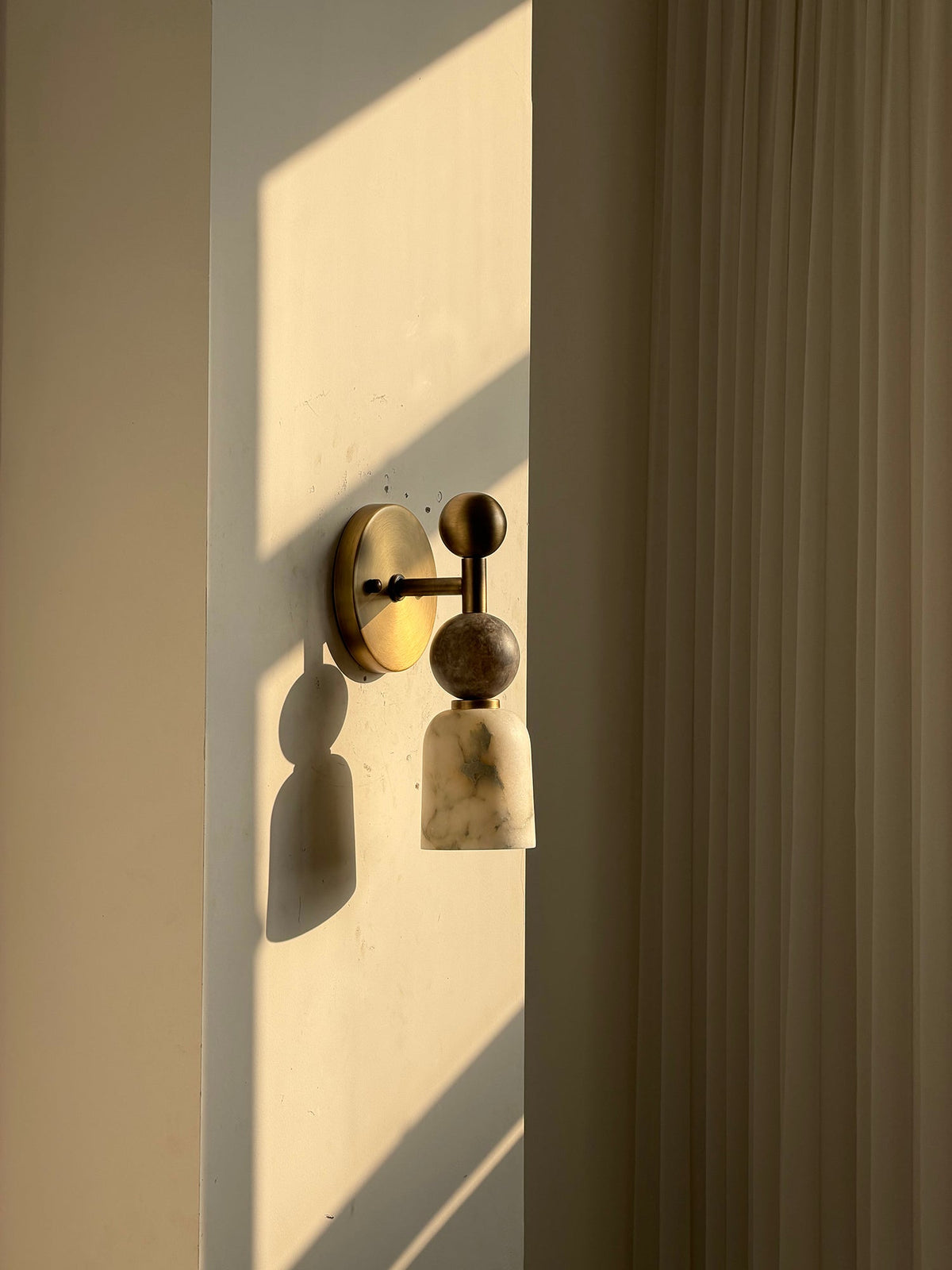 Zabel Alabaster Indoor Wall Light