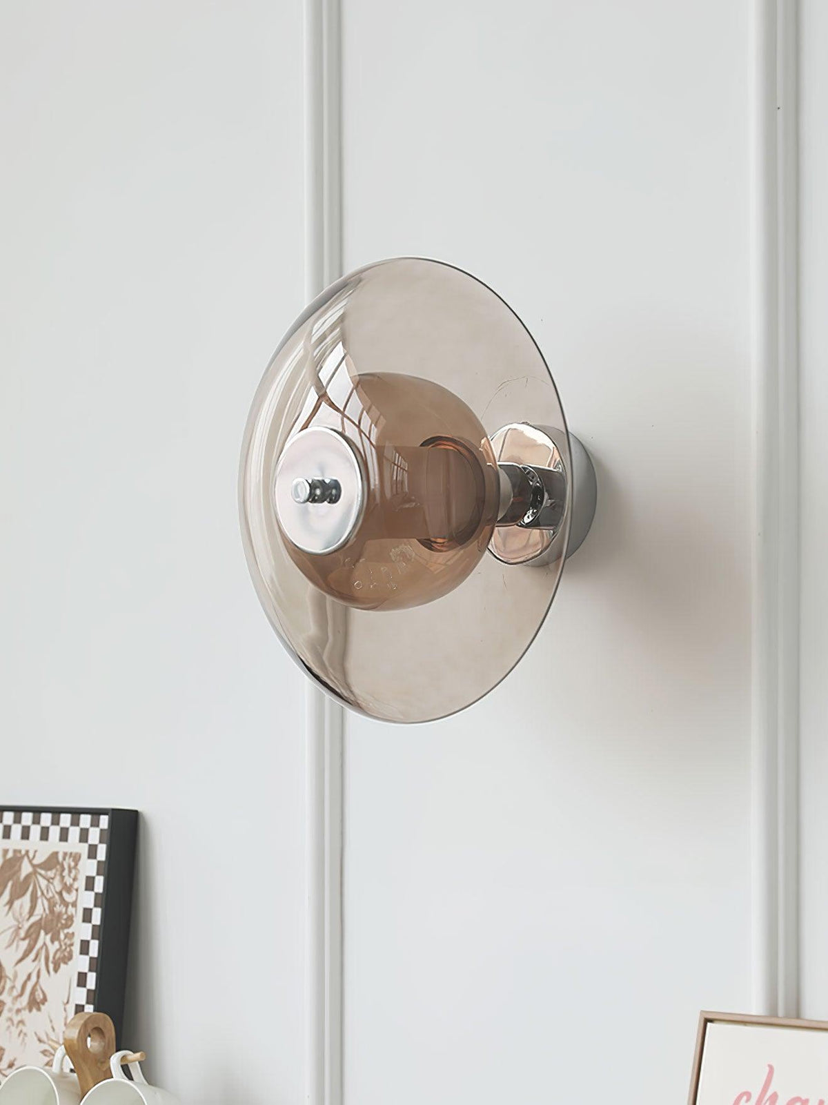 Cocarir Nordic Art Flying Saucer Plug-in Wall Light