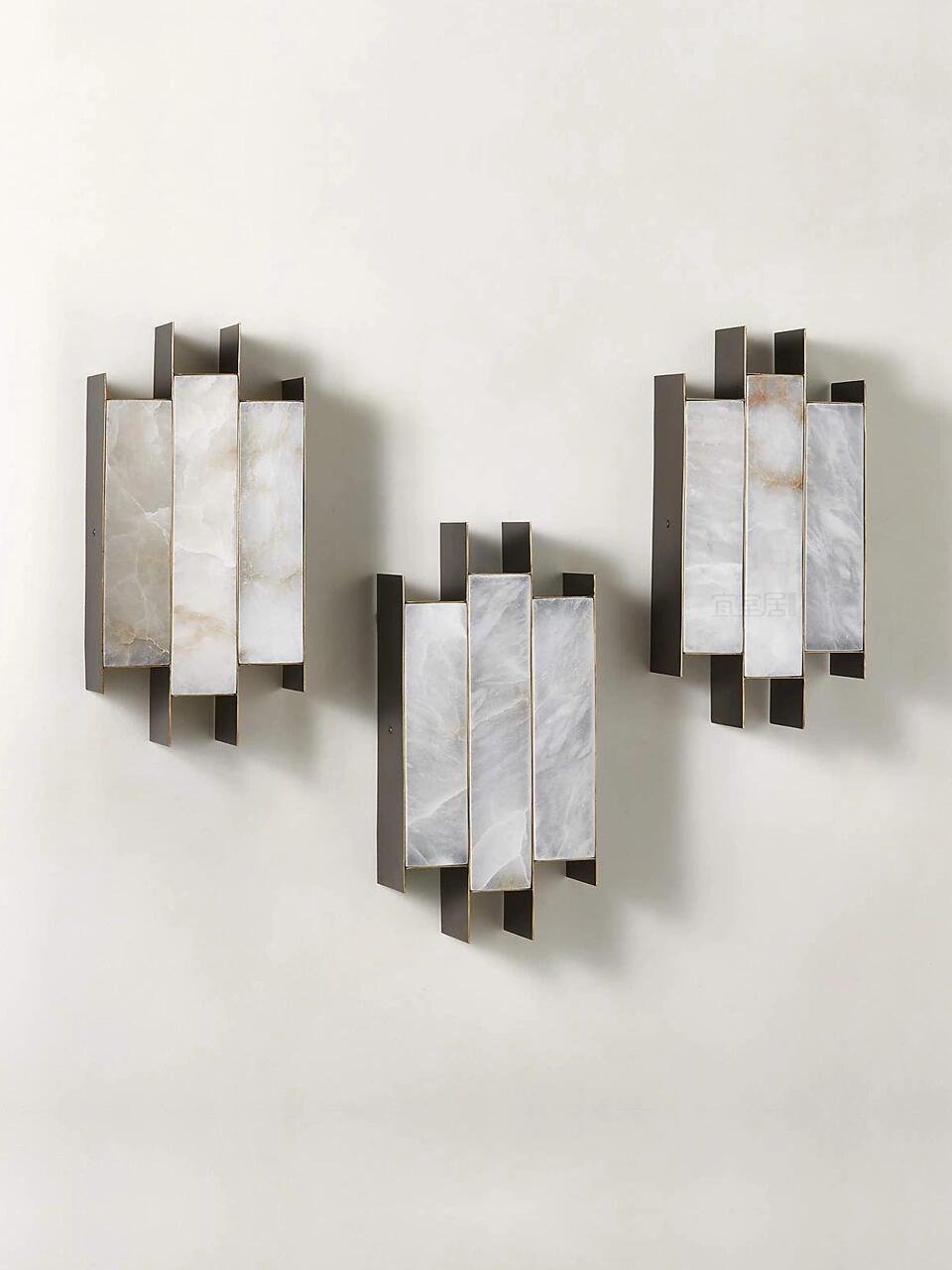 Finto Panel Modern Alabaster Wall Lamp