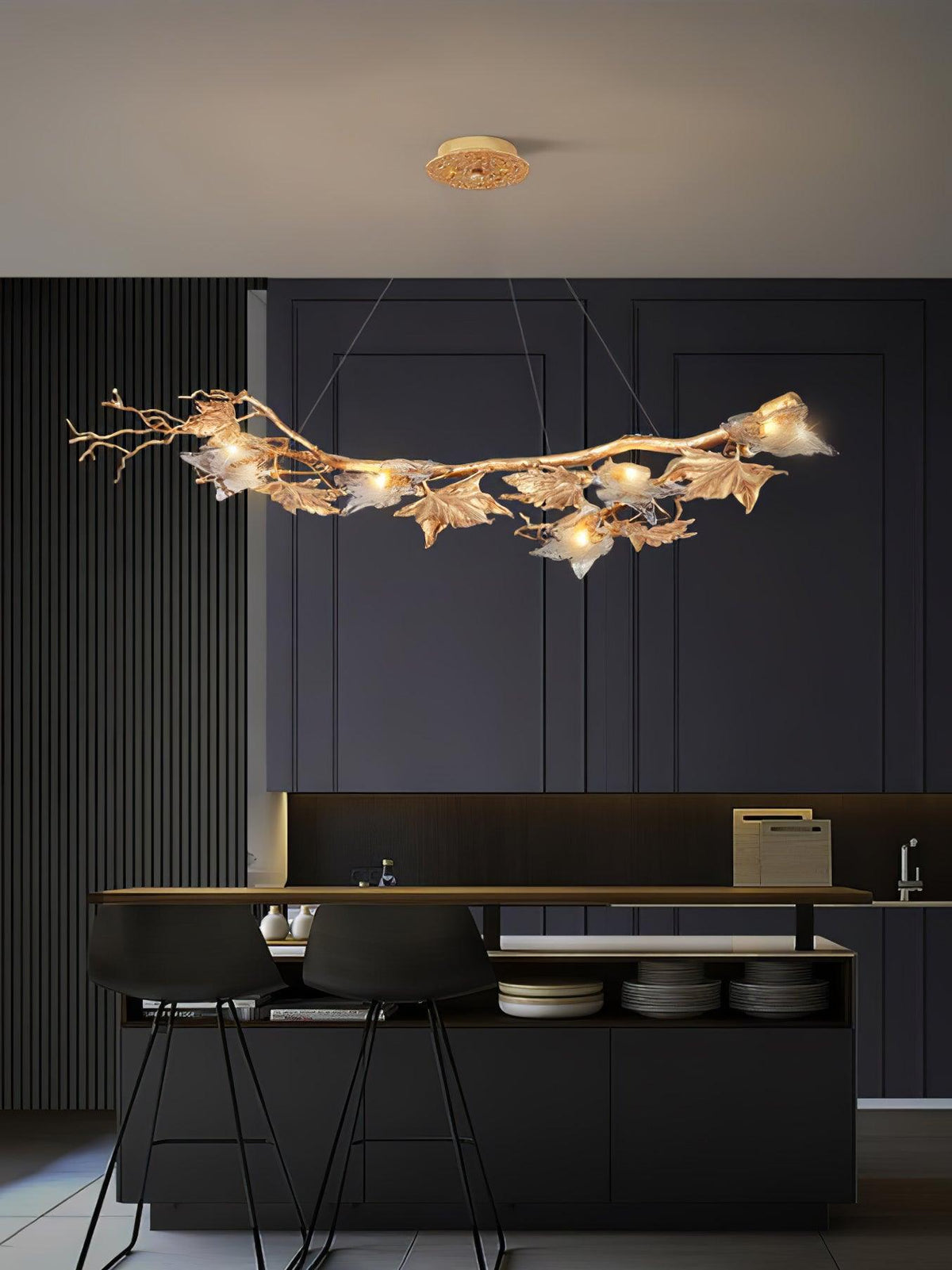 Liorivielle Luxury Glass Pendant Light