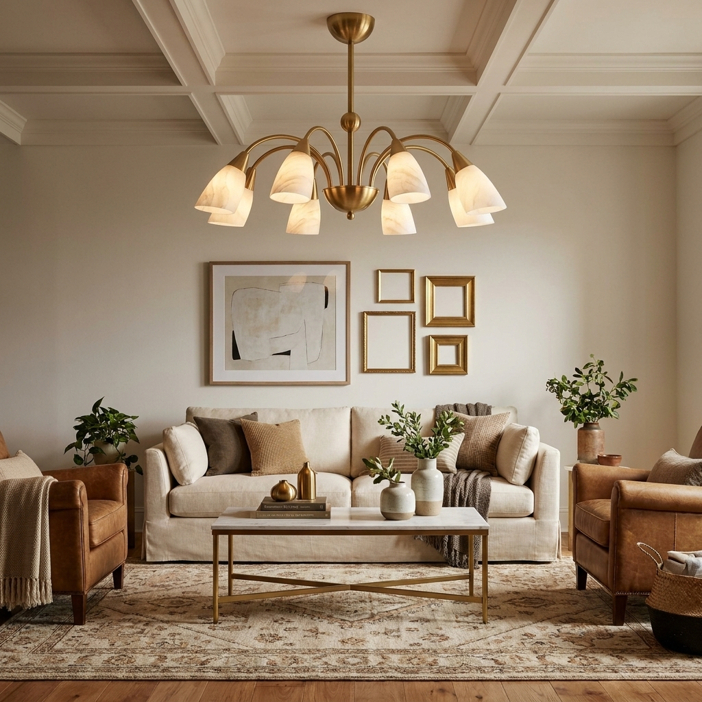Uxford Alabaster Chandelier