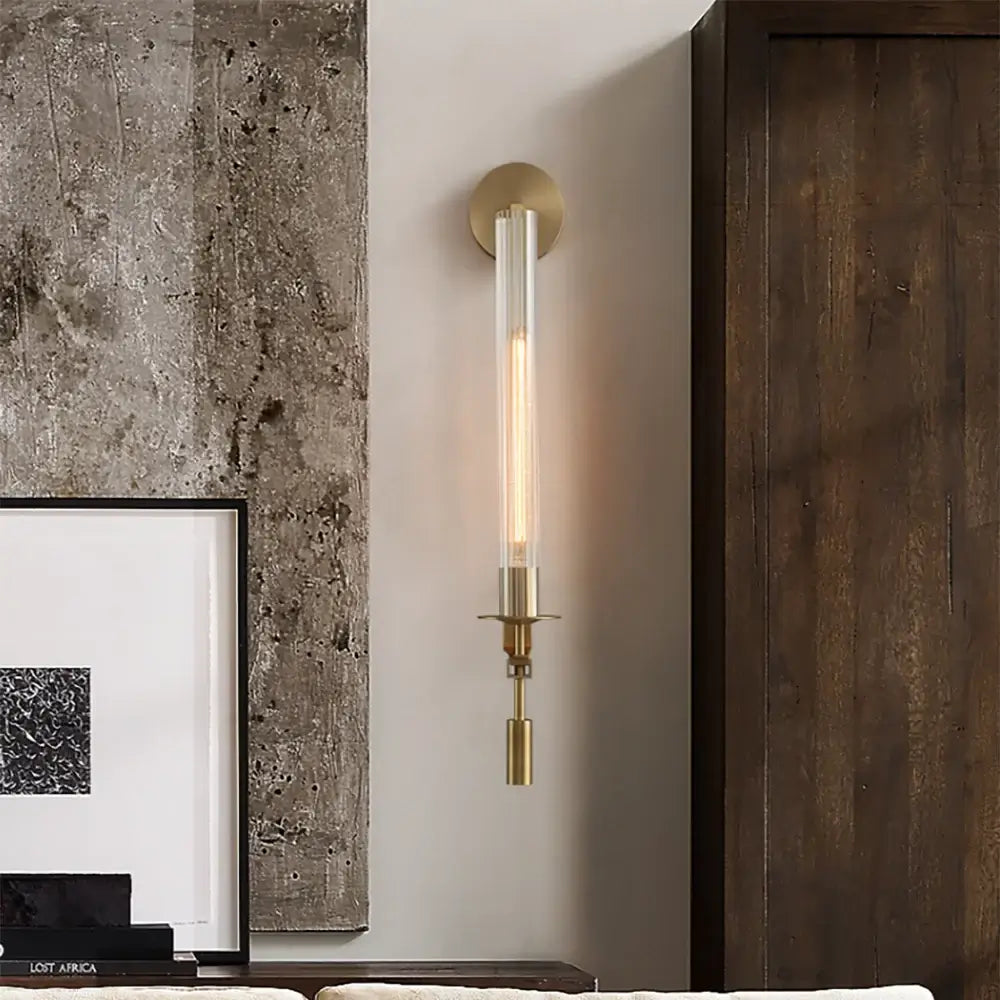 Sienna Glass Indoor Wall Lamp Farmhouse