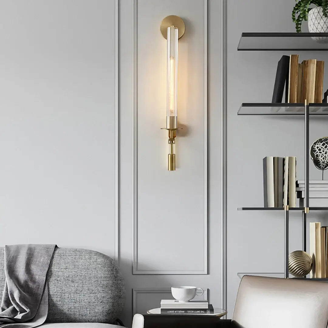 Sienna Glass Indoor Wall Lamp Farmhouse