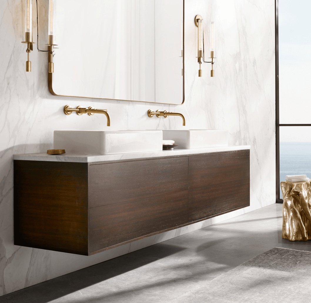 Ceshaisra French Classicism Plug-in Brass Glass Wall Lamp