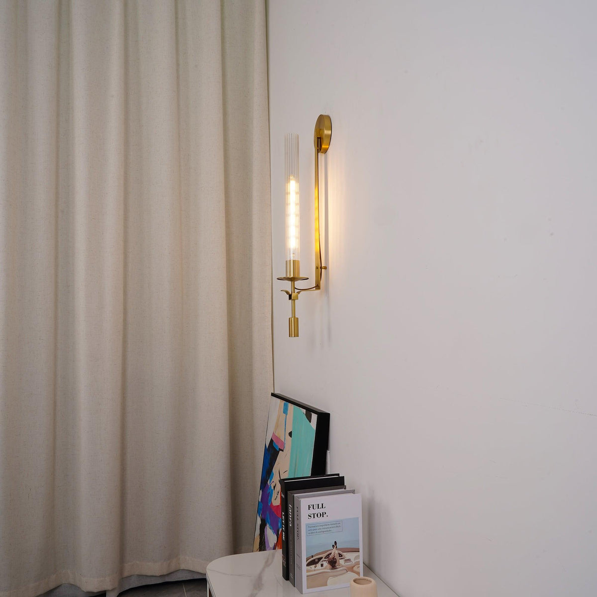 Sienna Glass Indoor Wall Lamp Farmhouse