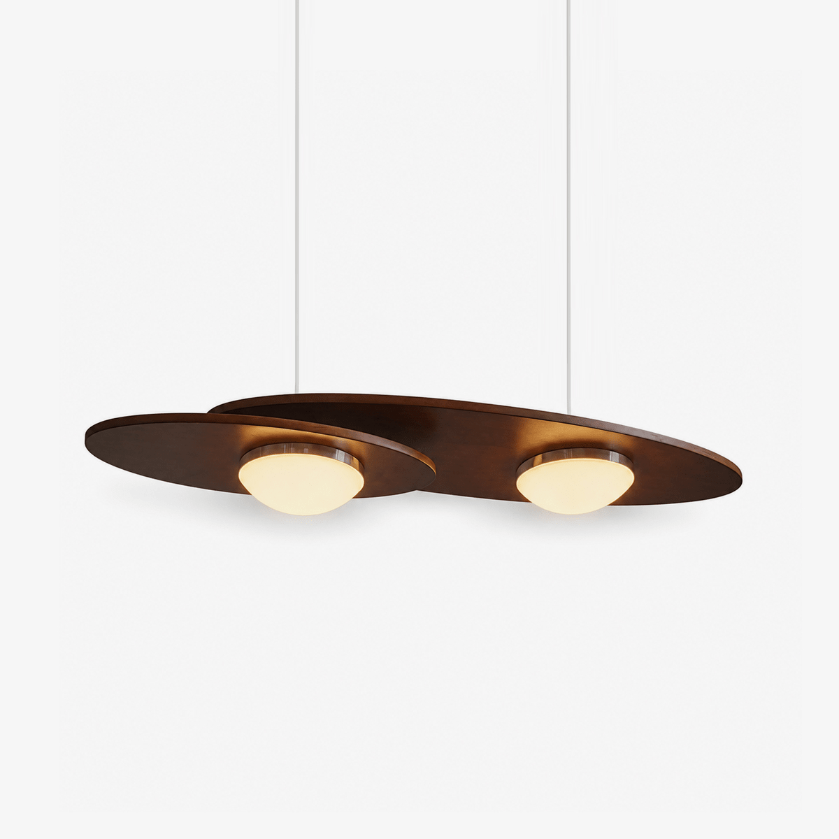 Ebya Walnut Linear Pendant Light